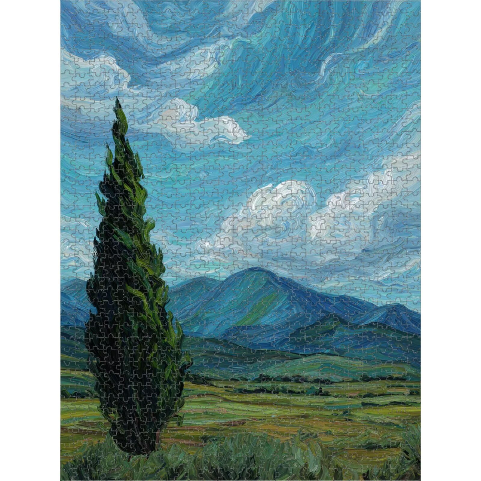 1000 Pezzi Puzzle Adulti - Astratto & Albero - Decorazione Murale 1T#2010