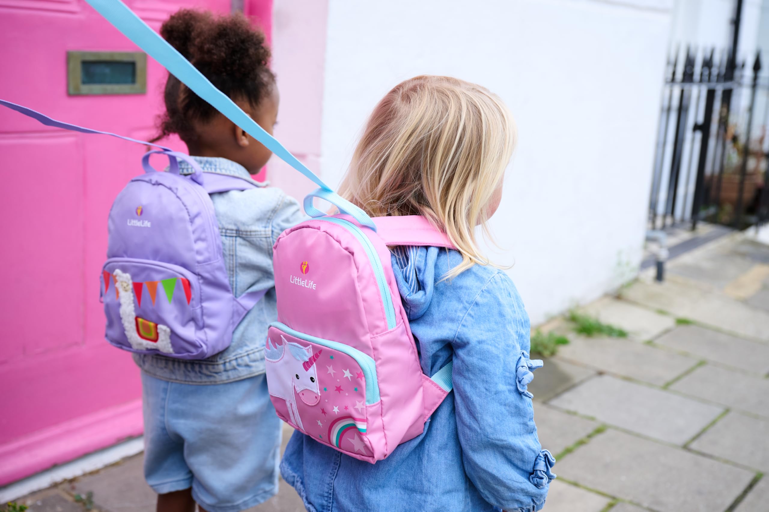 LittleLife Przyjazne twarze zwierzę maluch plecak z bezpiecznym wodzem
