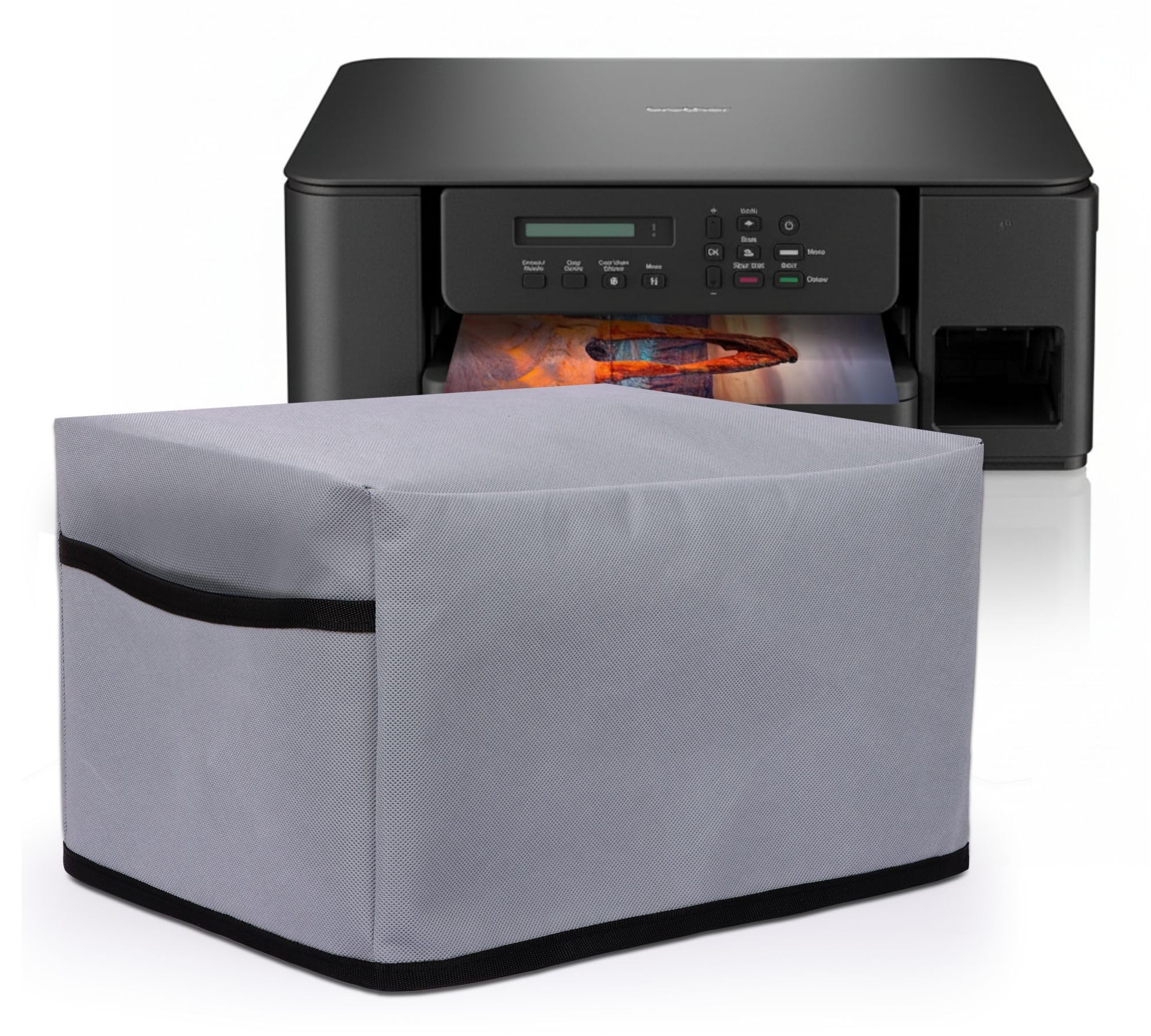 Cranique Dust Proof Printer Cover for Brother Ink Tank DCP-T535DW / DCP-T530DW / DCP-T436W / DCP-T430W (Grey)