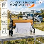 Manual Clothes Wringer - Heavy Duty Hand Crank Laundry Dryer with Adjustable Roller Spacing