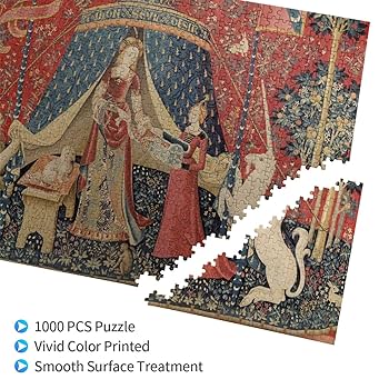 【希少】貴婦人と一角獣　パズル1000ピース Amazon.co.jp: パズル 貴婦人と一角獣私の唯一の欲望