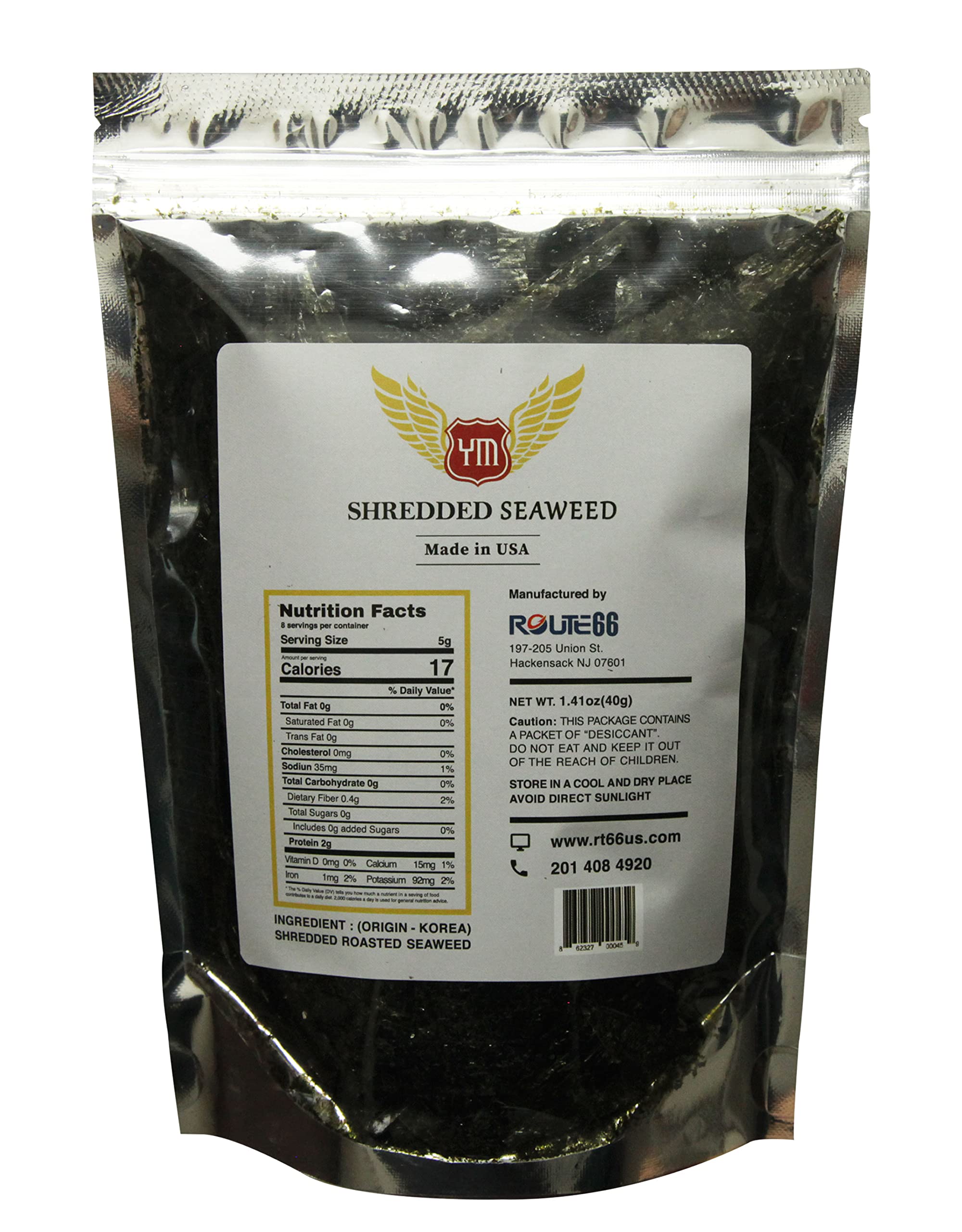 Buy YM Shredded Seaweed 40g, Origin of Korea, Sushi Nori Topping, Add
