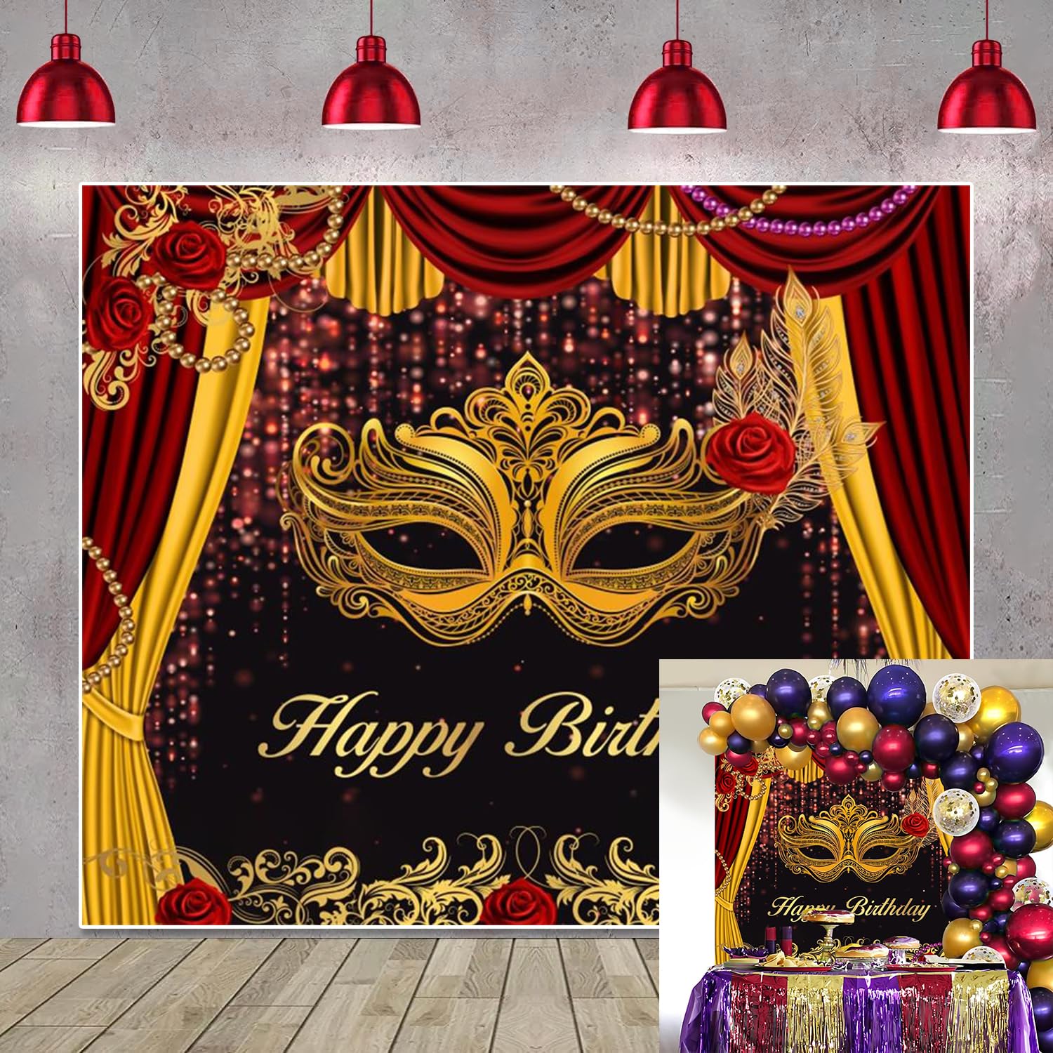 Masquerade Ball Prom Decorations
