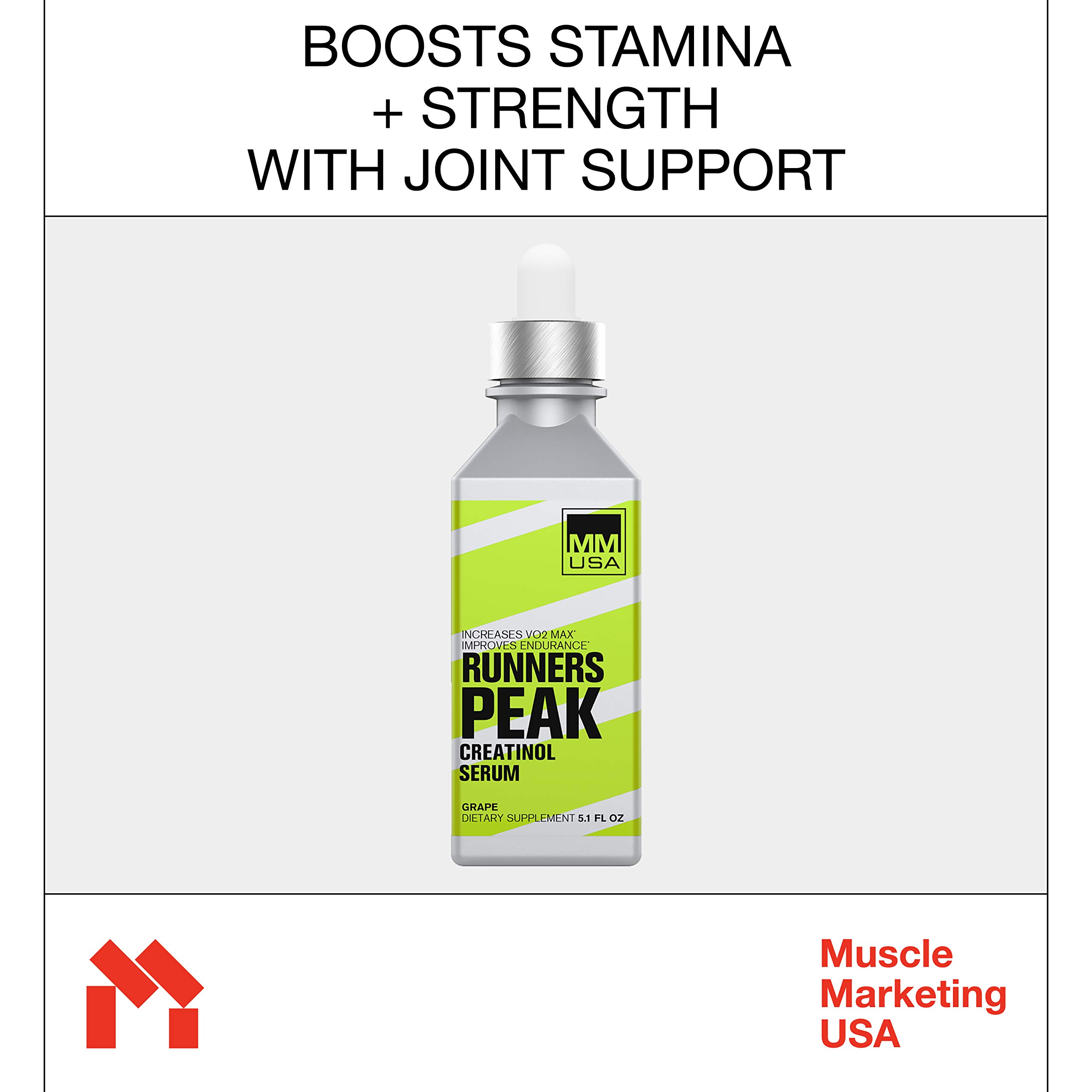 Runners Peak Creatine Serum Boosts Running, Instant Energy + Endurance