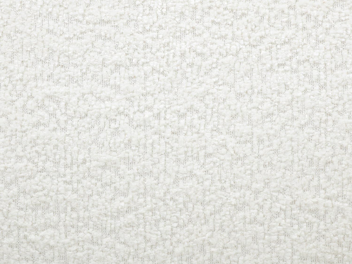 Vente-unique - Canapé 4 Places en Tissu Bouclette Blanc cassé COLIANI