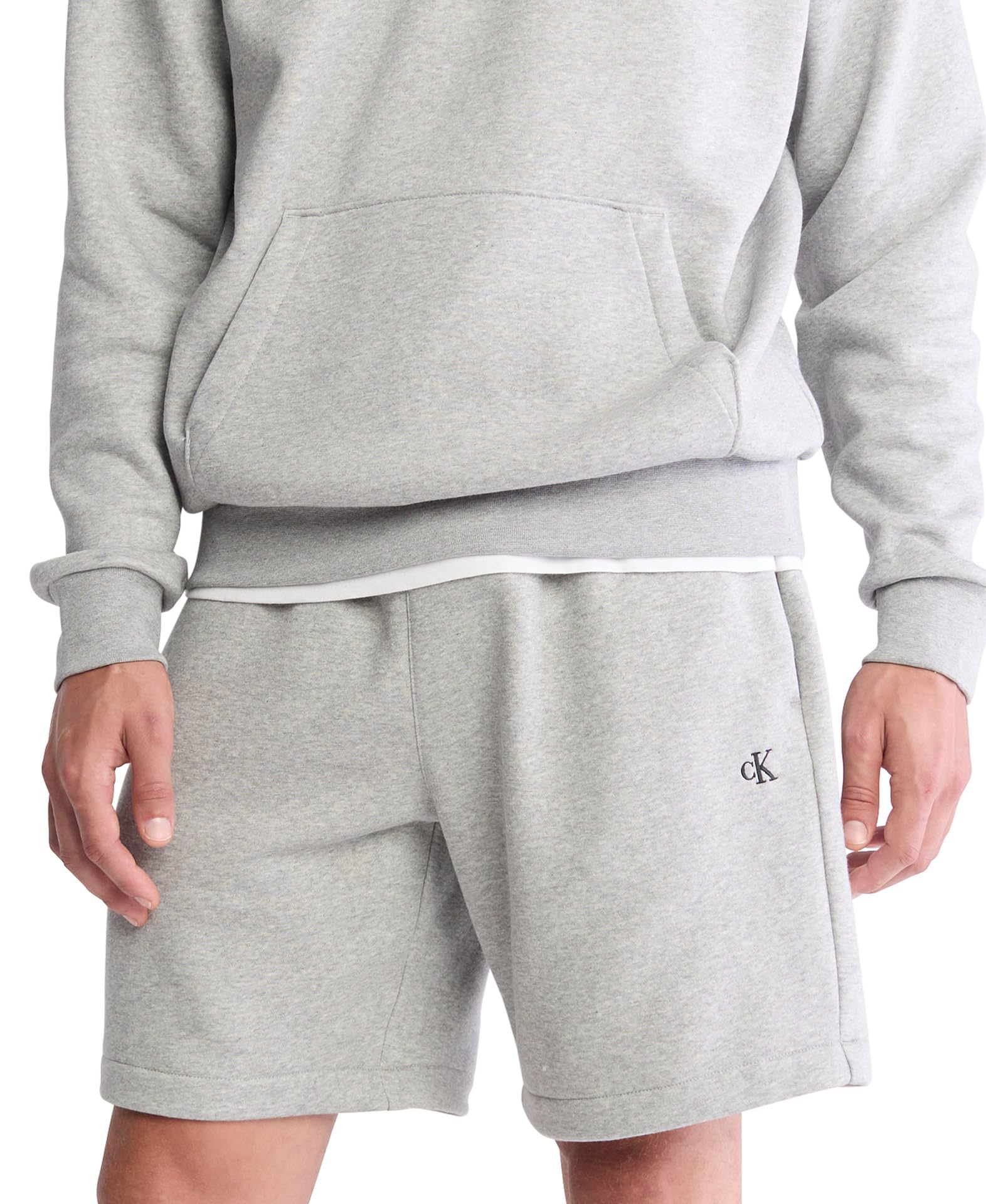 Calvin Klein Men's Monogram Logo Fleece Shorts