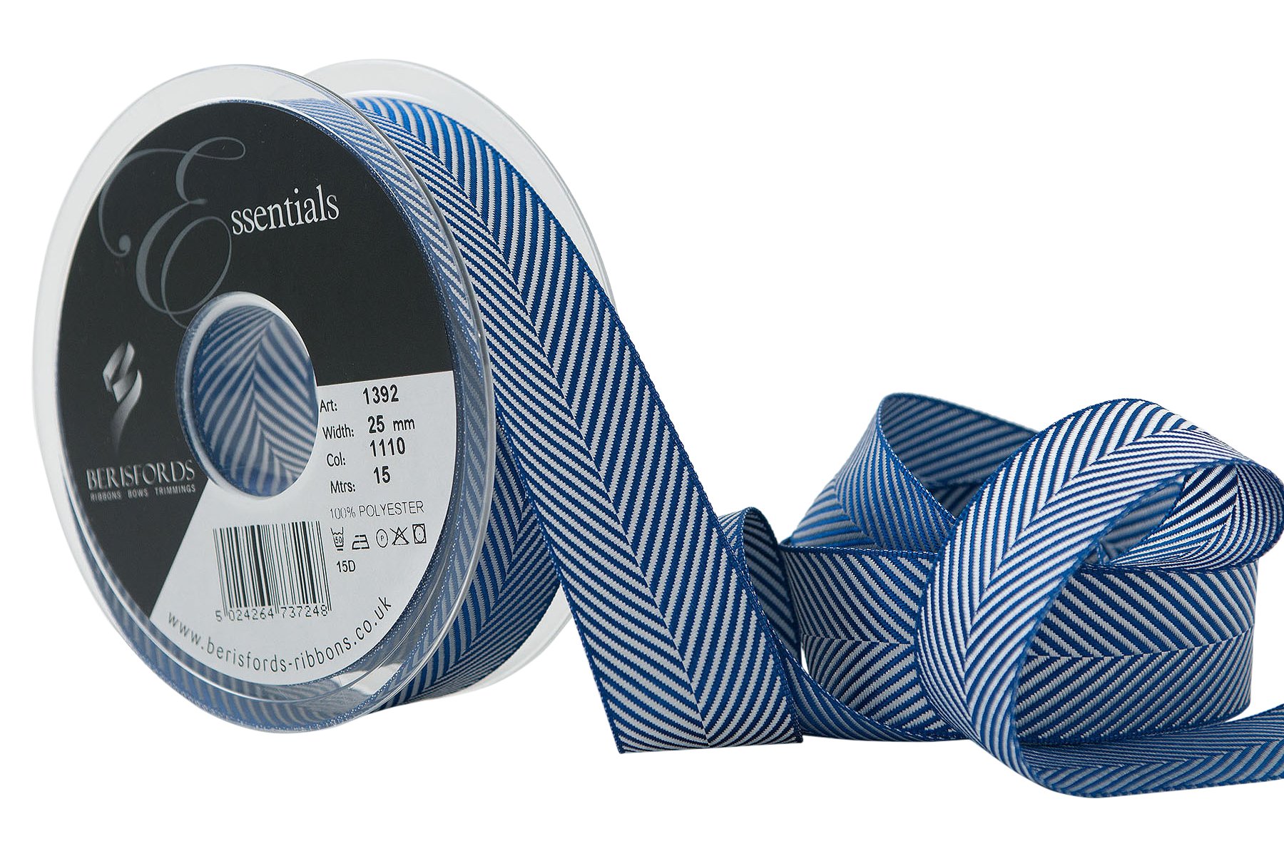 Berisfords Royal Herringbone Woven Ribbon
