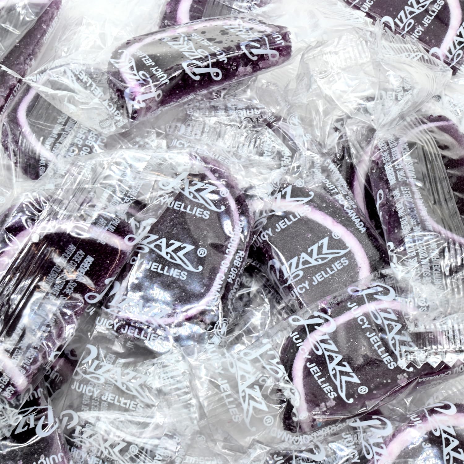 Candy Retailer Wrapped Fruit Jelly Slices (5 Lb, Grape)