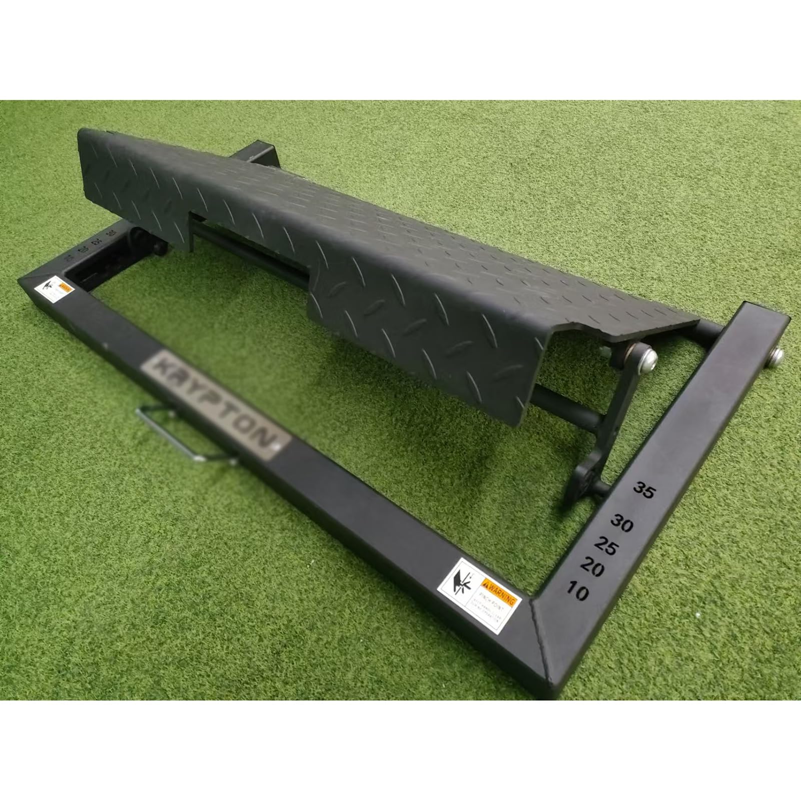 Adjustable Angle Ramp Blocks for Heel Elevated Squatting Workout, Squat Weight Lifting Wedges for Home Gym or Personal Trainers, Calf Raise Platform Board