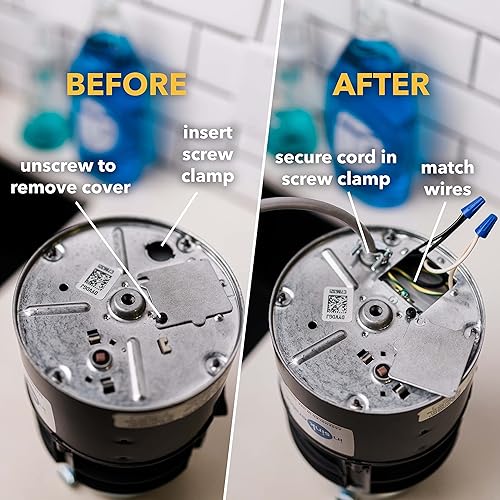 Miniatura 4 de Rebuild Skills Kit de cables de alimentación para eliminación de basura de todas las marcas, CRD-00, negro, longitud extra de 5 pies para una