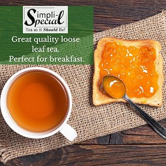 Darjeeling Decaffeinated Premium Loose Leaf Tea by Simpli-Special (100g in Resealable Pouch)