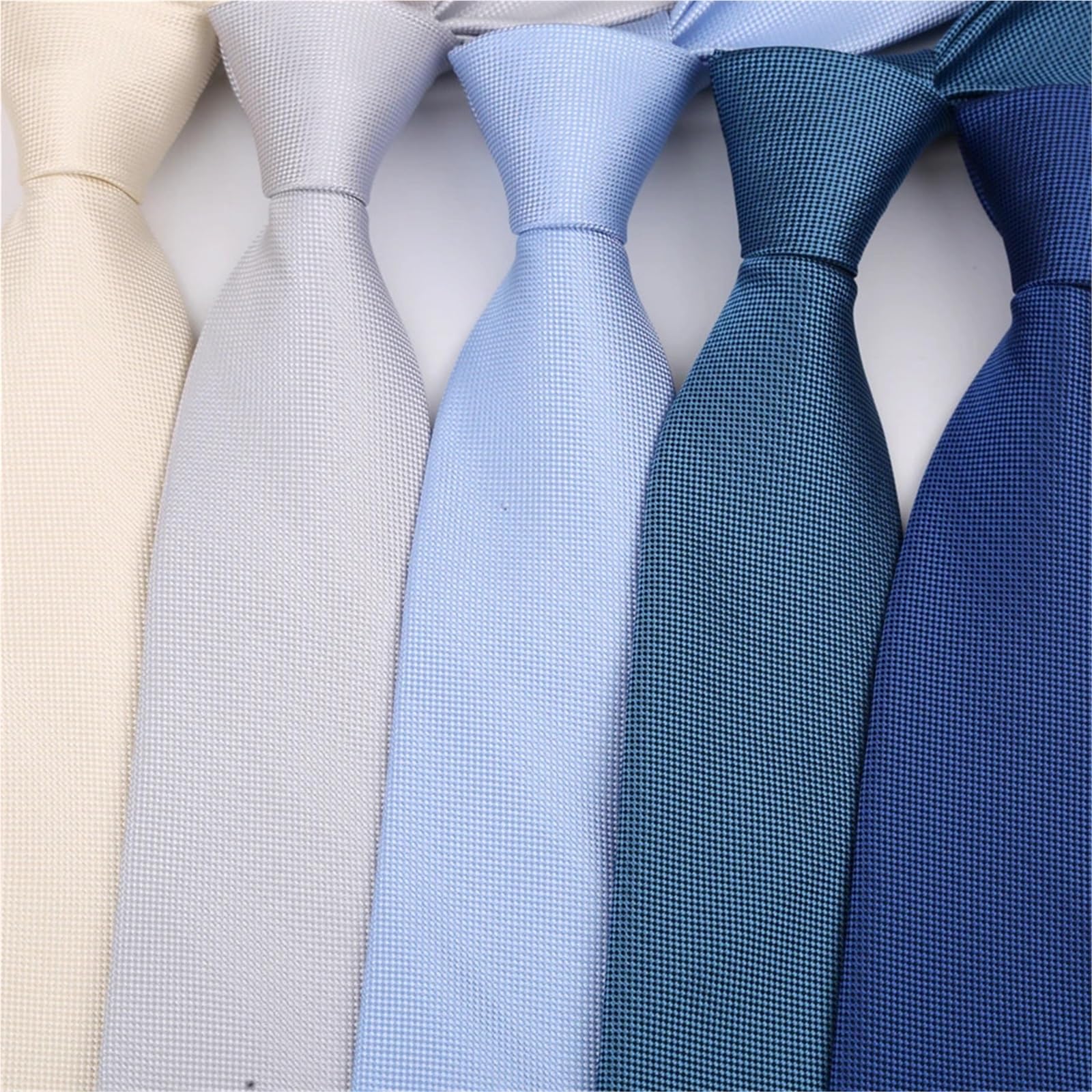 Cravate Homme Tenue Formelle Cravate Tissée En Jacquard Solide De 8CM, for Marié, Fête Mariage D'affaires for Homme