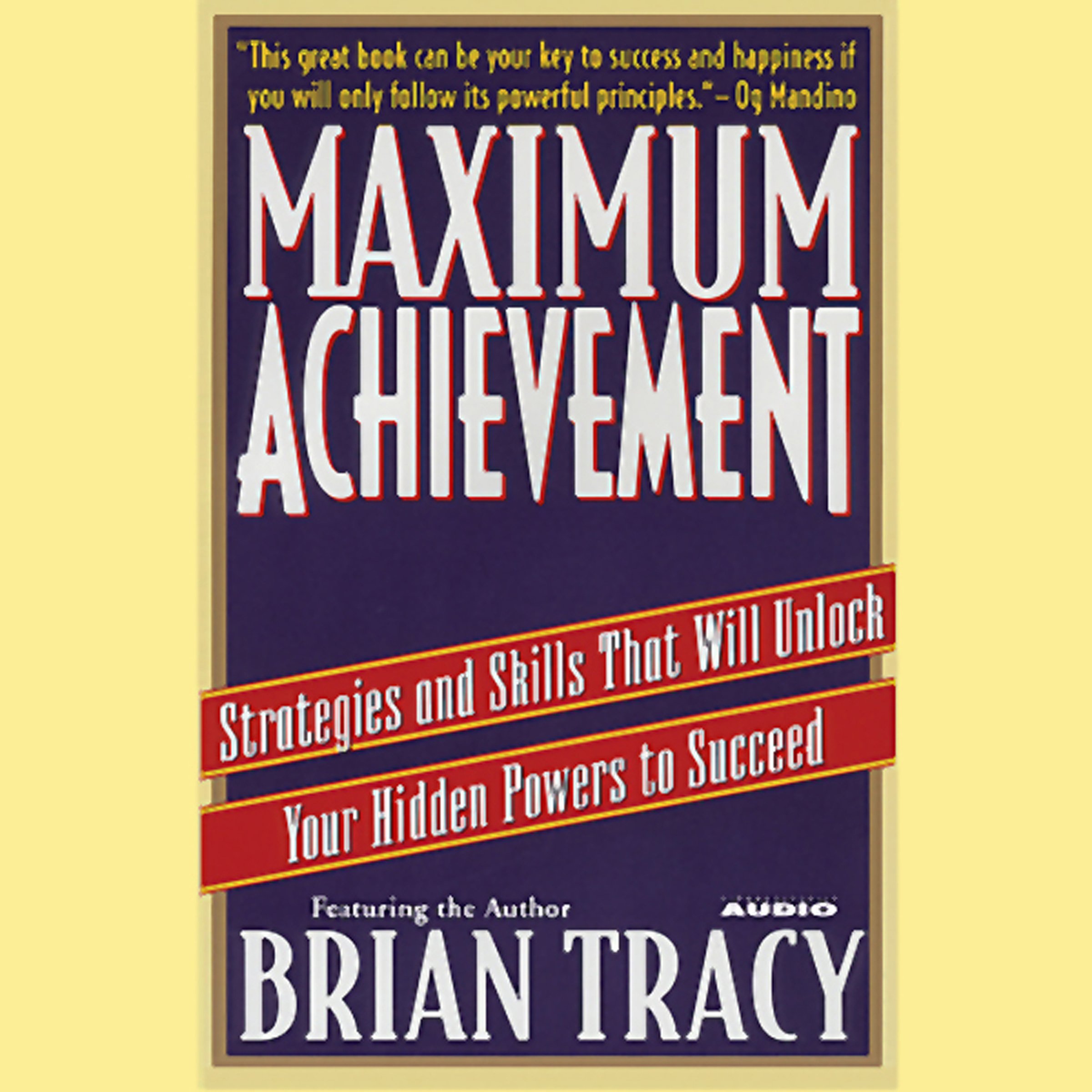 Cover art for Maximum Achievement