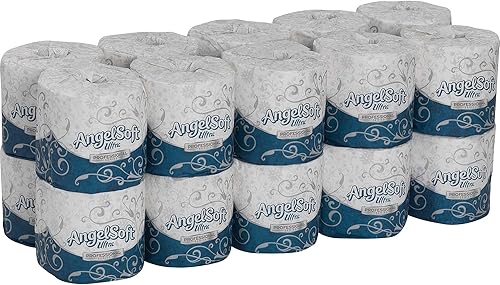 GP PRO Papel higiénico en relieve para baño, 20 unidades (paquete de 1), color blanco