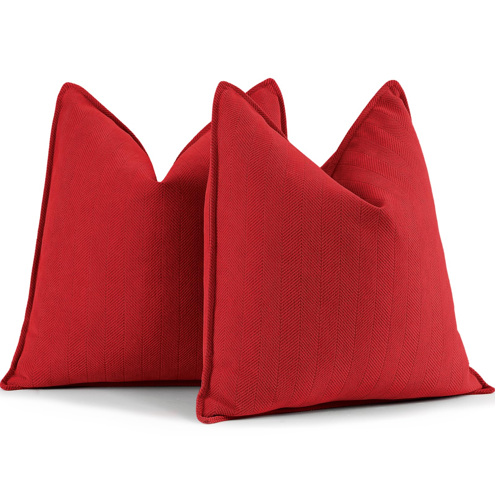 ZWJD Sofa Kussenhoezen Set van 2 Chenille Sofa Kussens met Elegant ZWJD Sofa Kussenhoezen Set van 2 Chenille Sofa Kussens met Elegant
