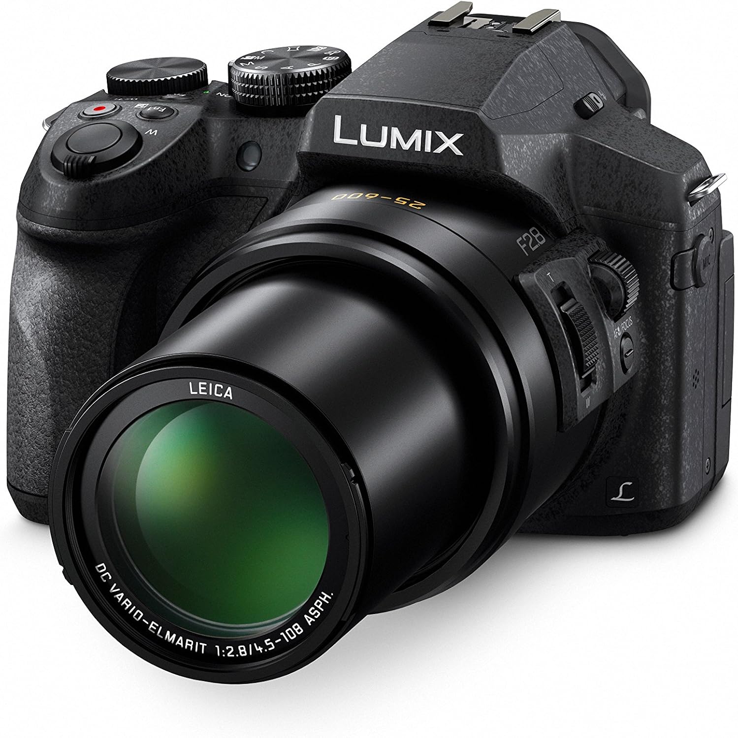 Panasonic Lumix DMC-FZ300 Fotocamera Digitale Bridge Super Zoom, 12.1 Mpixel, Obiettivo Leica DC Vario-Elmarit DC 25-600 mm 24x, Nero Panasonic Lumix DMC-FZ300 Fotocamera Digitale Bridge Super Zoom, 12.1 Mpixel, Obiettivo Leica DC Vario-Elmarit DC 25-600 mm 24x, Nero