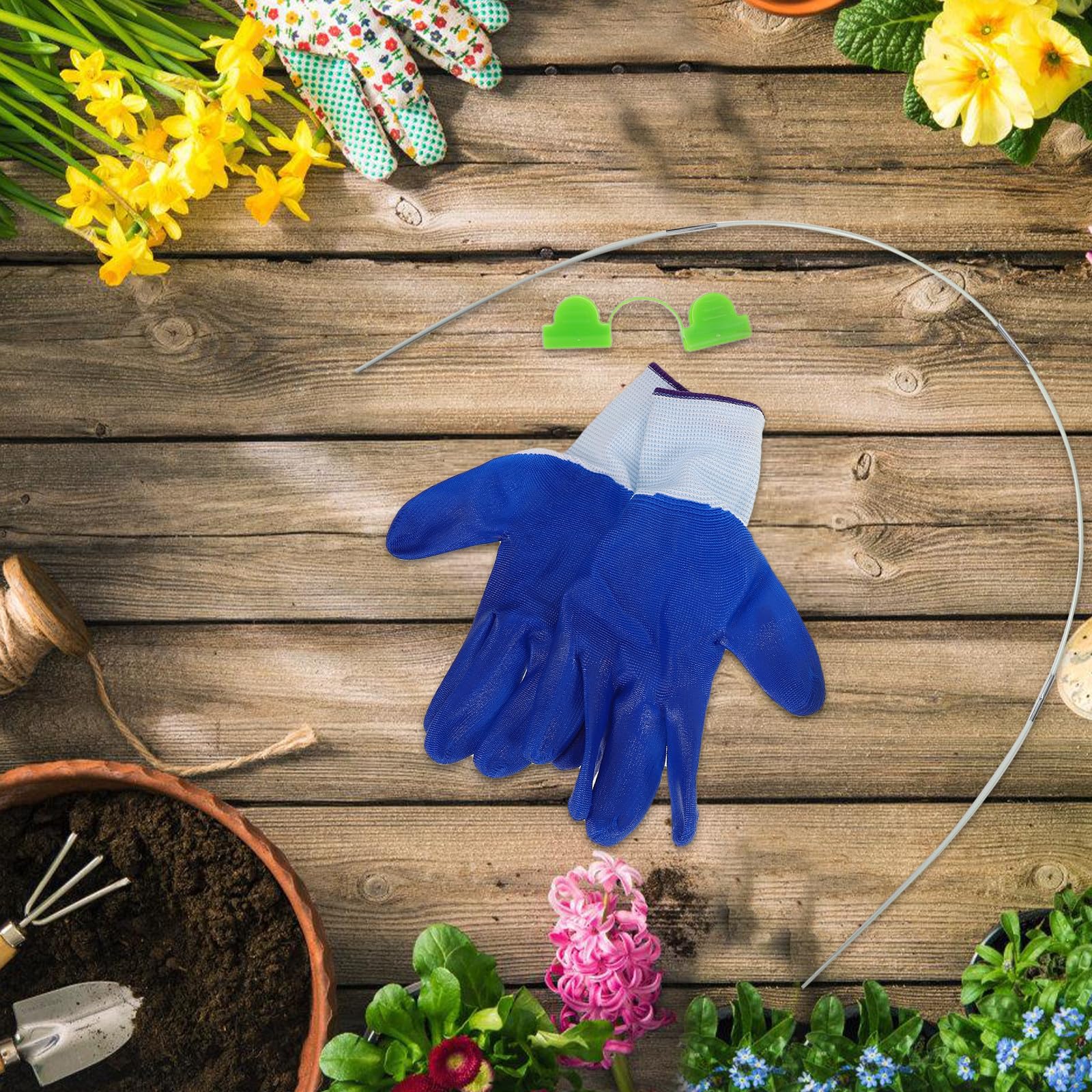 Aros de Invernadero para Túnel de Cultivo DIY con Soporte Estable