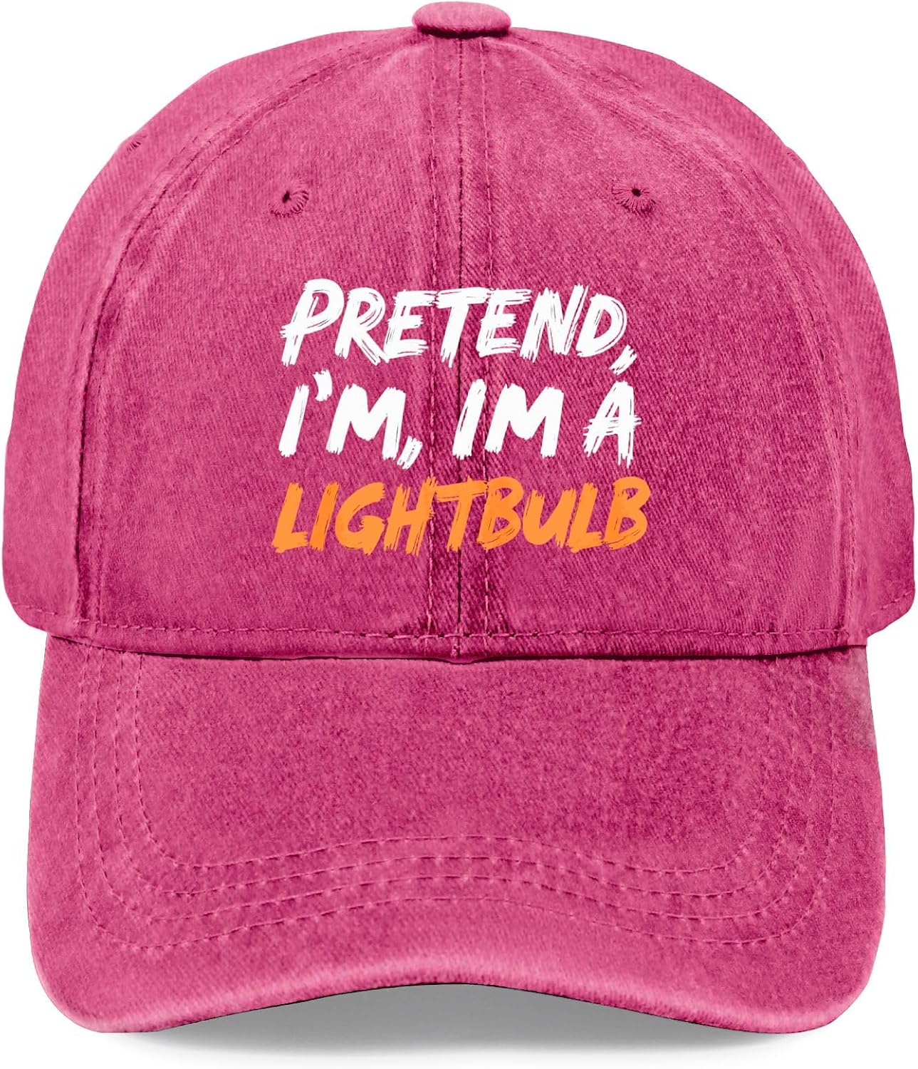 Pretend I'm IM A Lightbulb Hat Women Funny Dad Hat Funny Birthday Gifts for Women