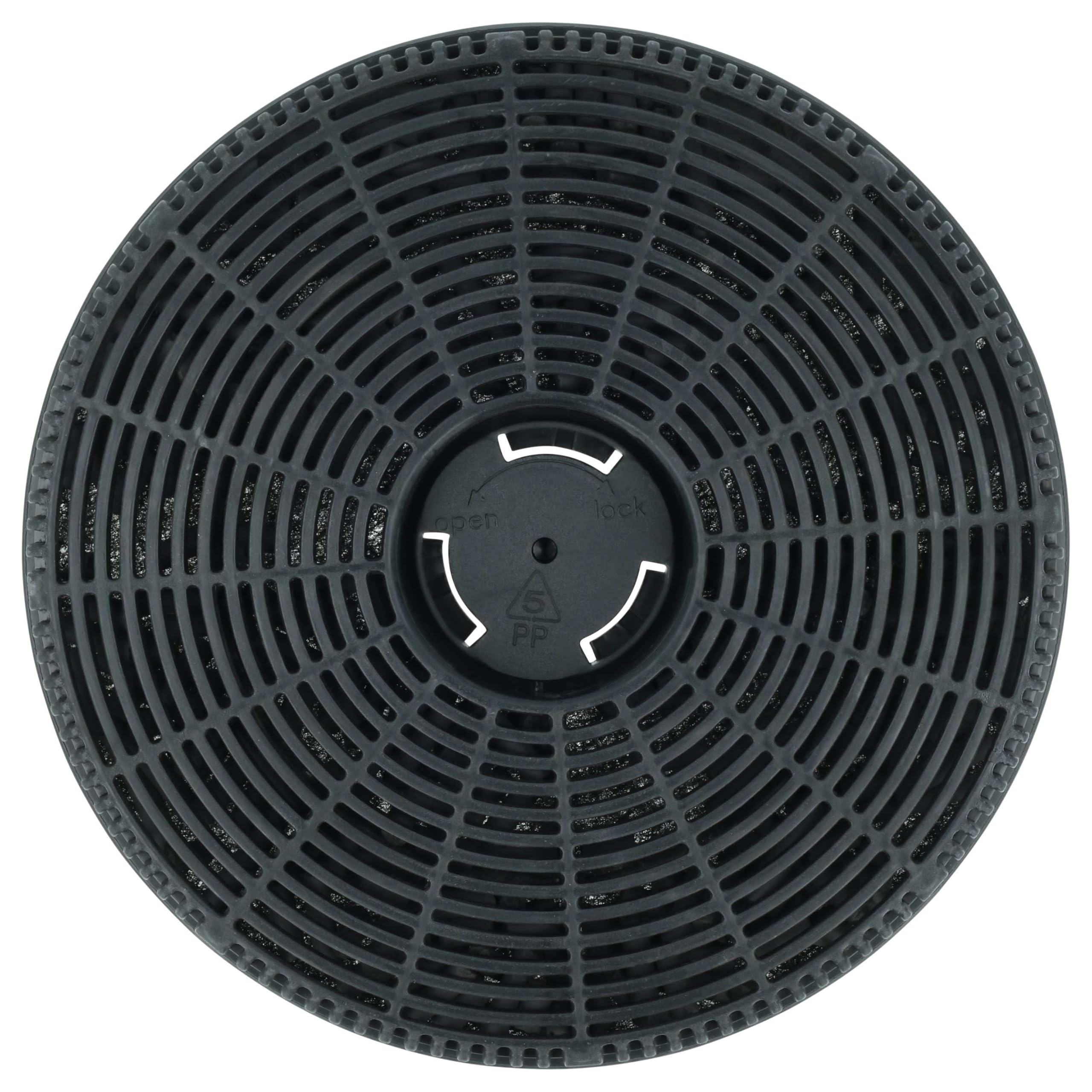 vhbw 4x filtro de carbón activado reemplaza Klarstein 10035386 para campanas cocina - 16 cm