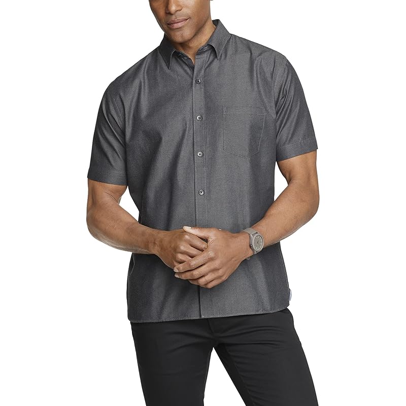 men's never tuck short sleeve shirts