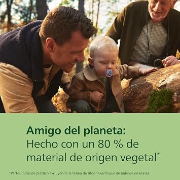 Philips Avent Ultra Air Pacifiers: Anatomically Designed for Babies 18+ Months, Soft Silicone Symmetrical Teat BPA-Free with Sterilizer Case, 2-Pack, SCF349/47