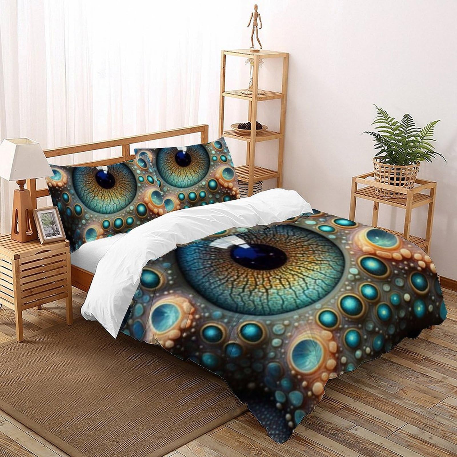 Housse de couette King Size univers manga pour chambre de garçon
