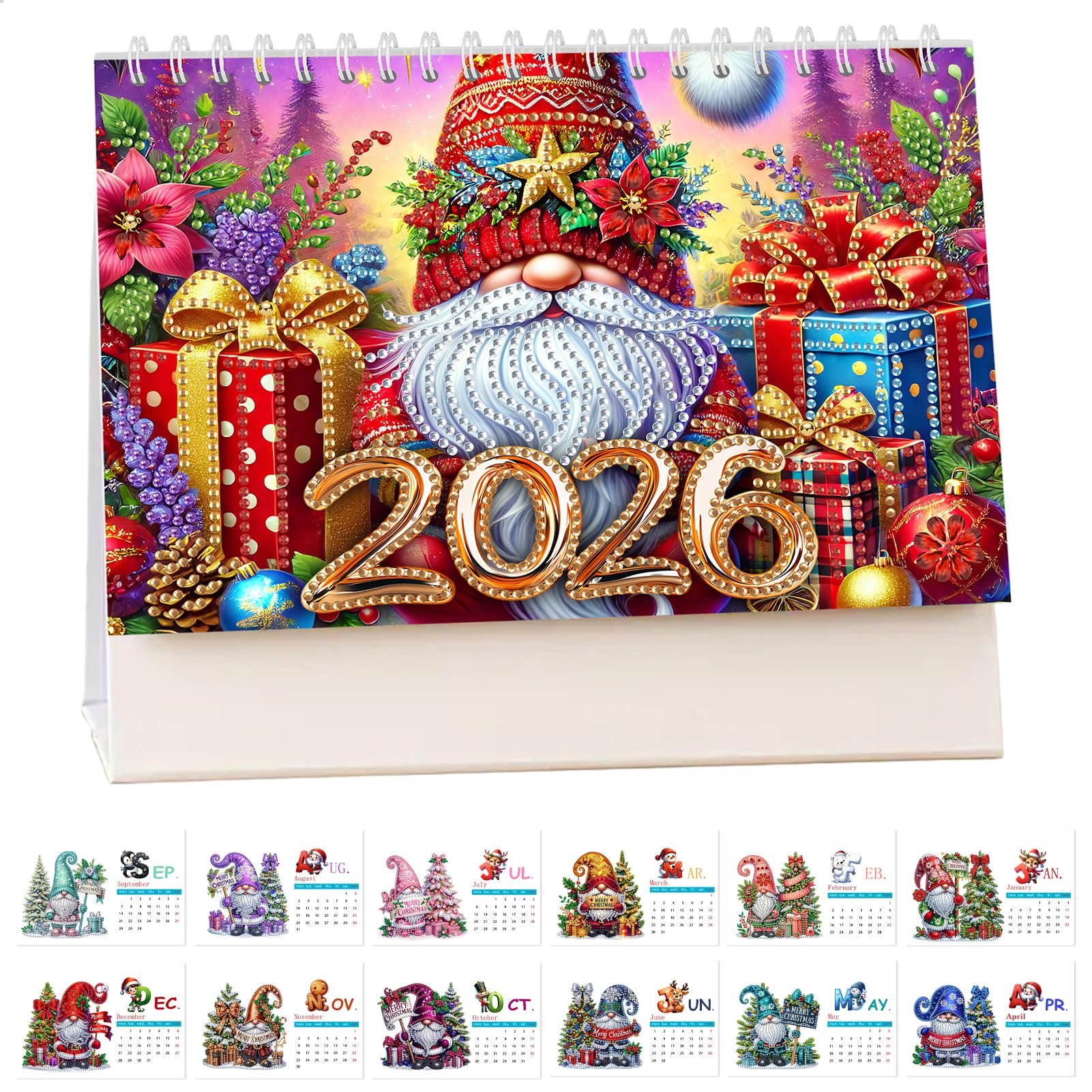 Navulling voor bureaukalender met houten houder, foto's en to do lijst - Ma création