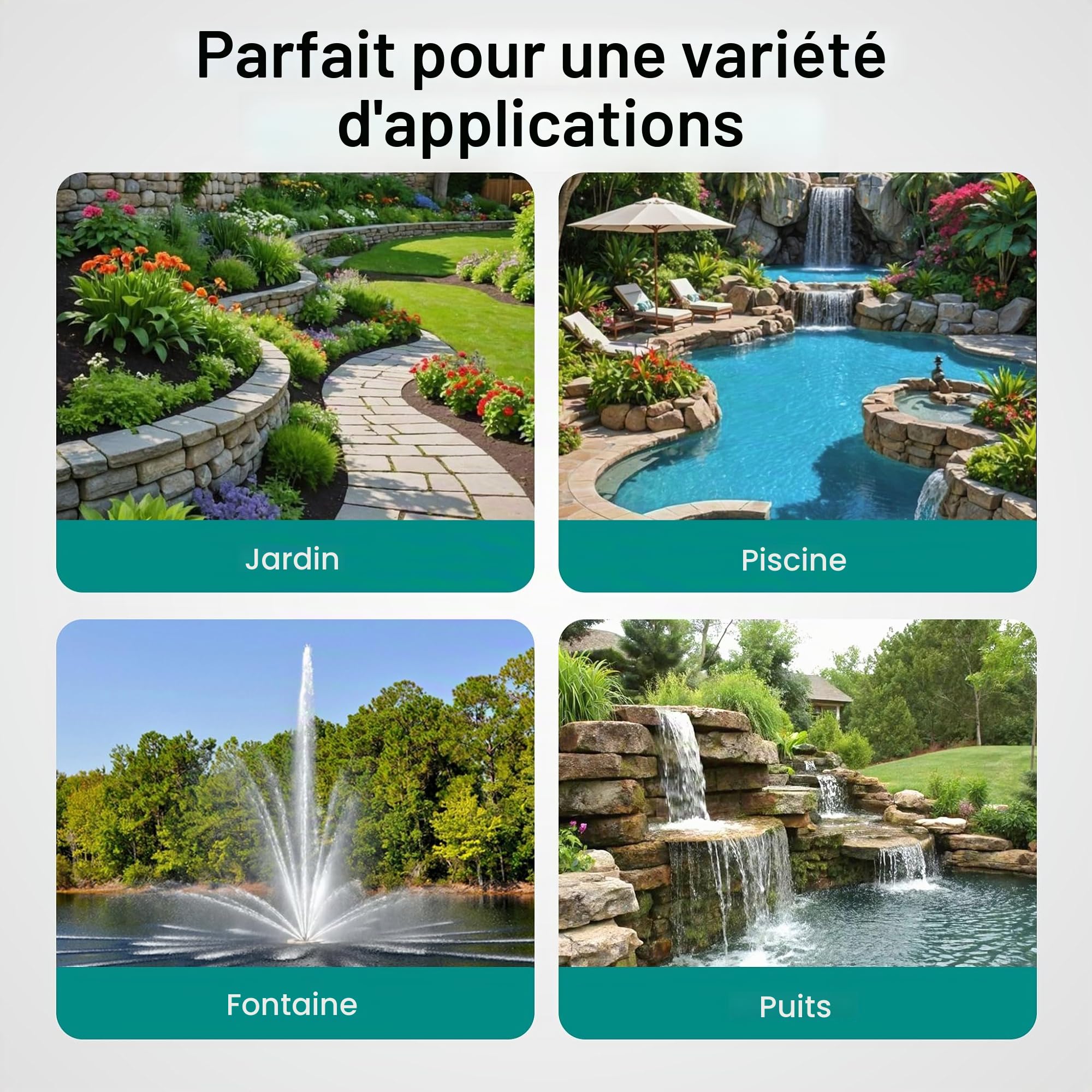 Wiltec Tuyau spiralé de refoulement - 5 m - Vert Flexible - Ø 50 mm (2") - avec Spirale de renforcement - évcuation, écoulement, drainage, arrosage sans pression