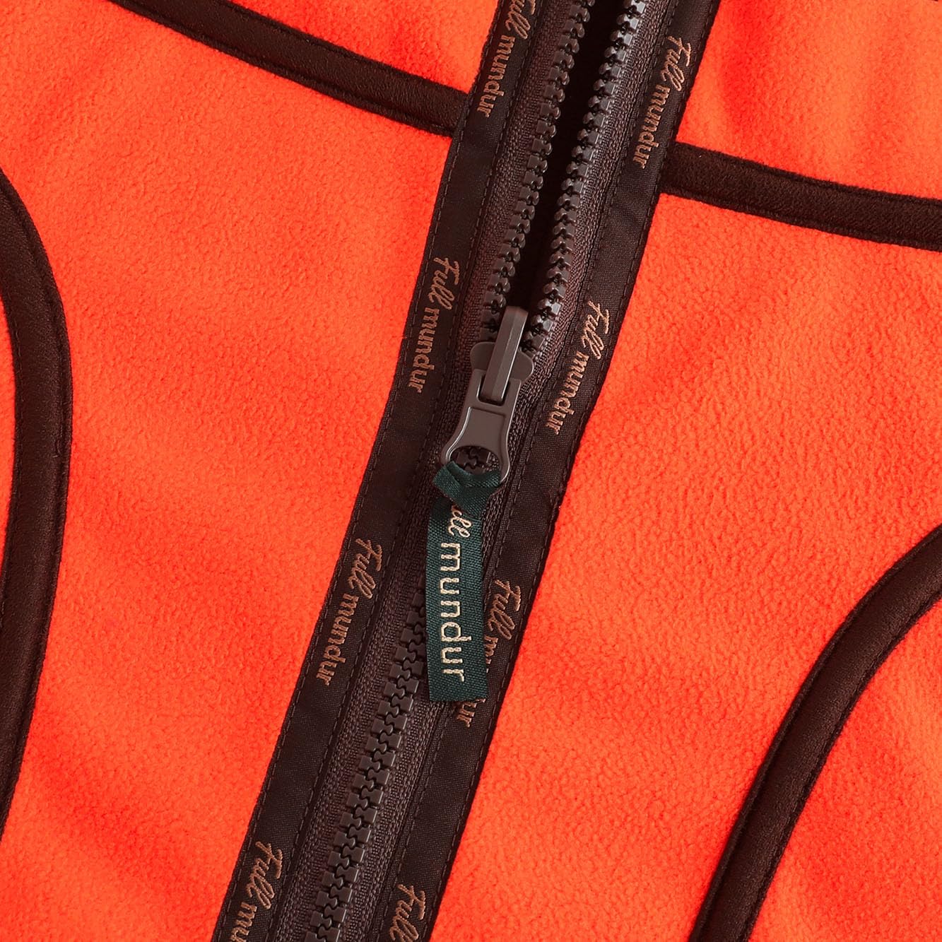 Blaze Gilet da caccia reversibile antivento e impermeabile da uomo con motivo mimetico arancione