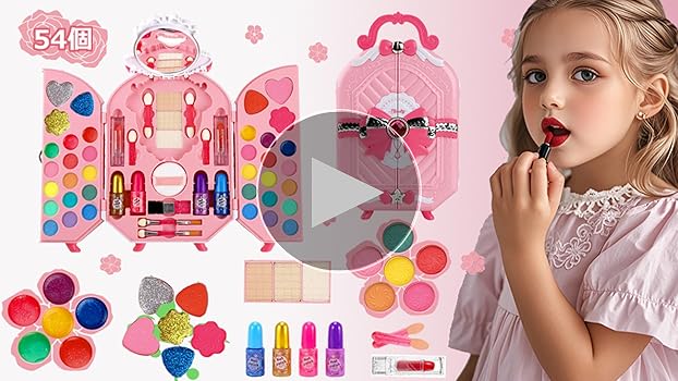 Amazon | VCYCTO メイクセット おもちゃ 女の子 お化粧 子供