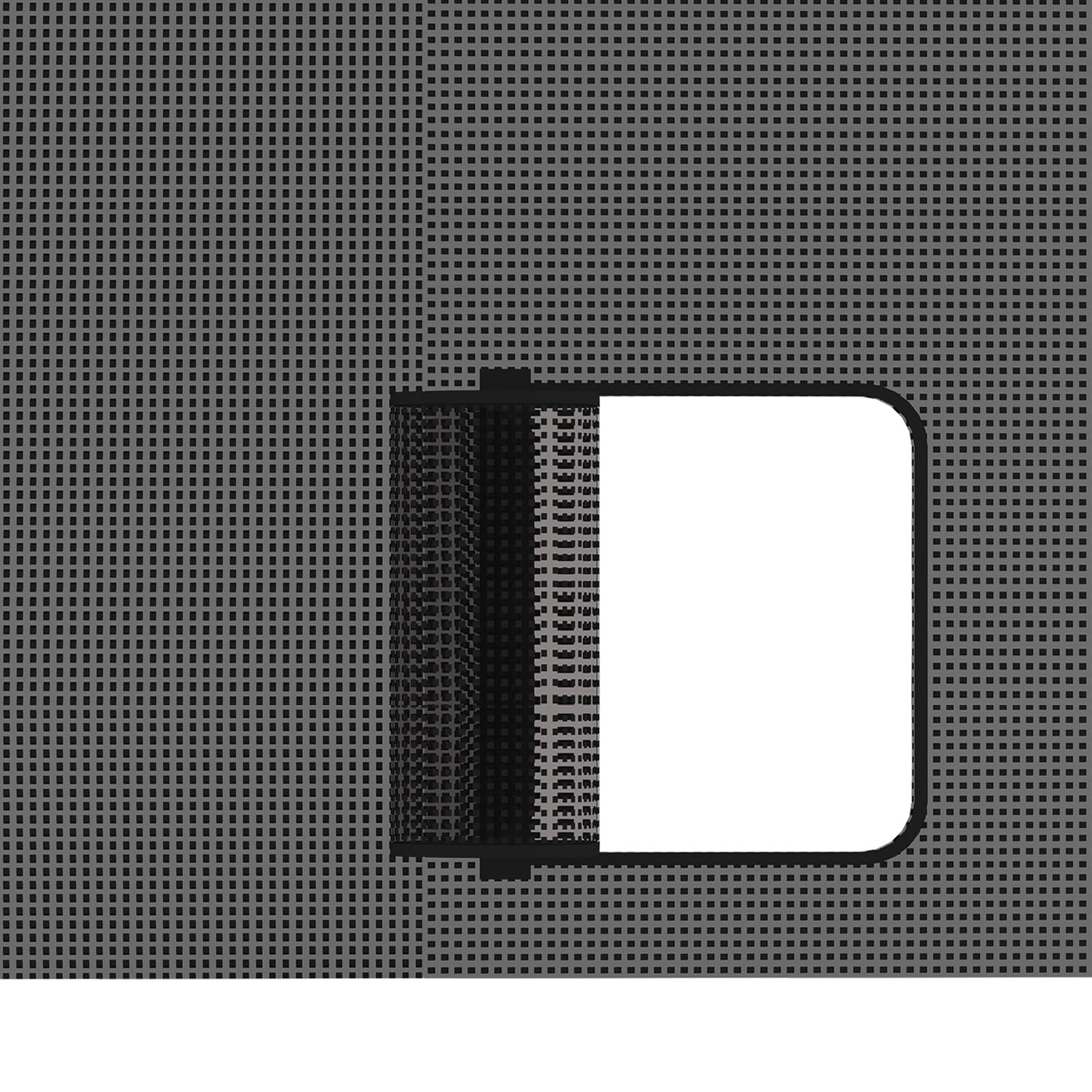 Barrière de sécurité télescopique pour Enfants et Animaux, 0 à 150 cm, avec chatière, Installation Facile, adaptée aux escaliers et aux Portes (Noir)