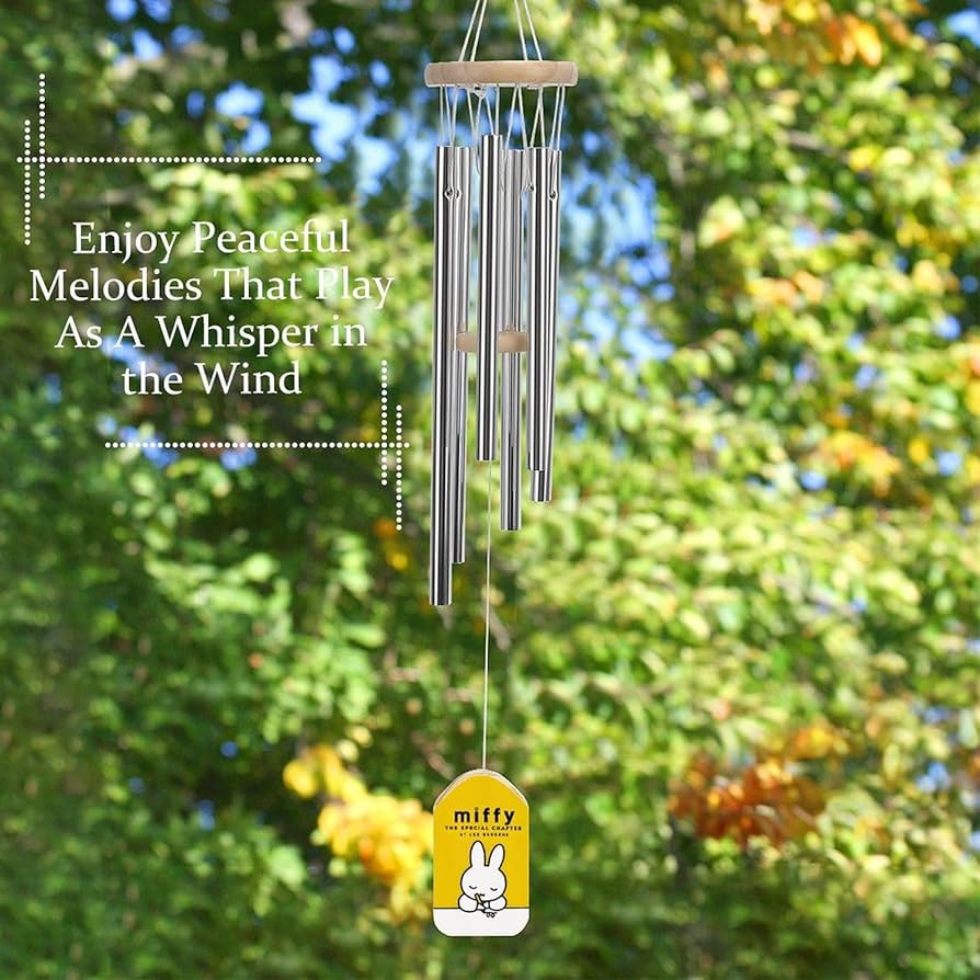 Amazon.co.jp: ミッフィー 風鈴 金属 玄関 ウィンドチャイム