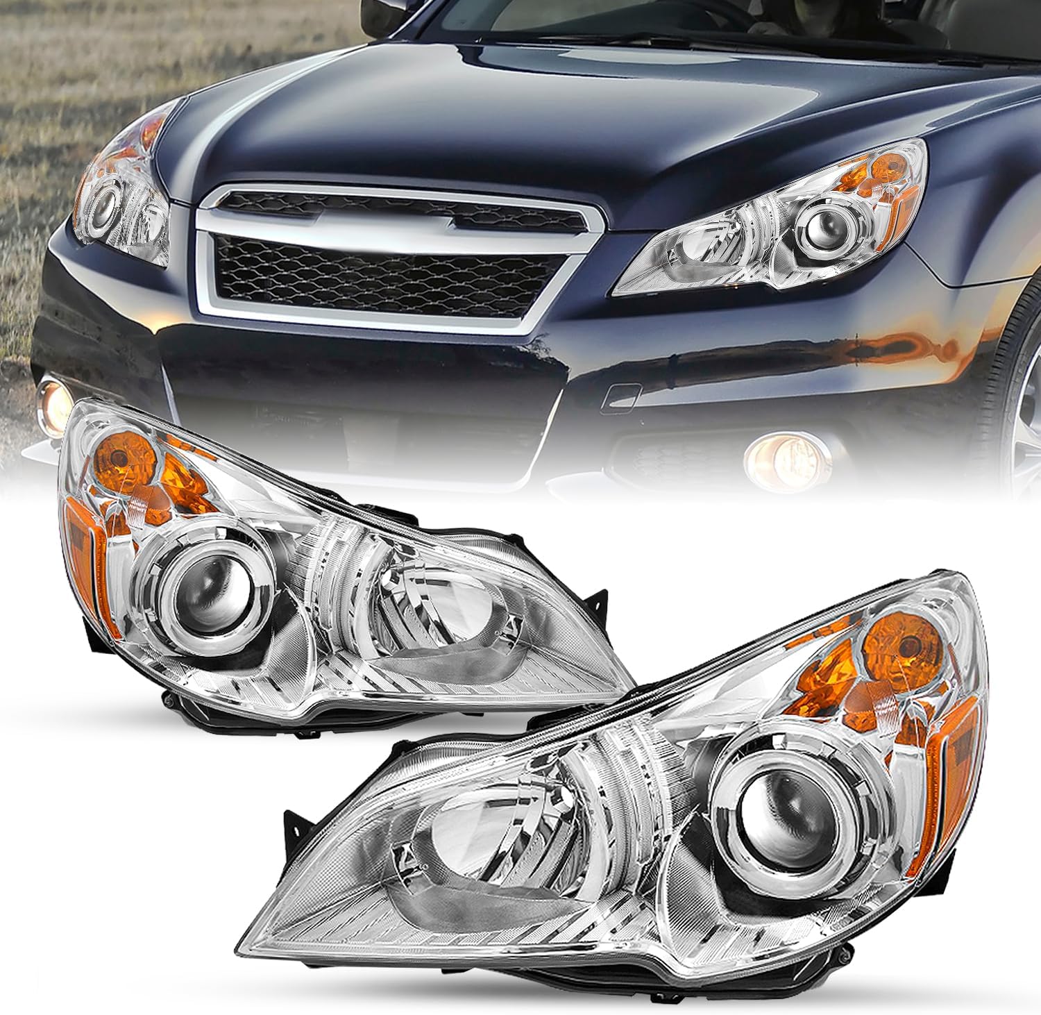 SOCKIR Headlight Assembly Compatible with 2010 2011 2012