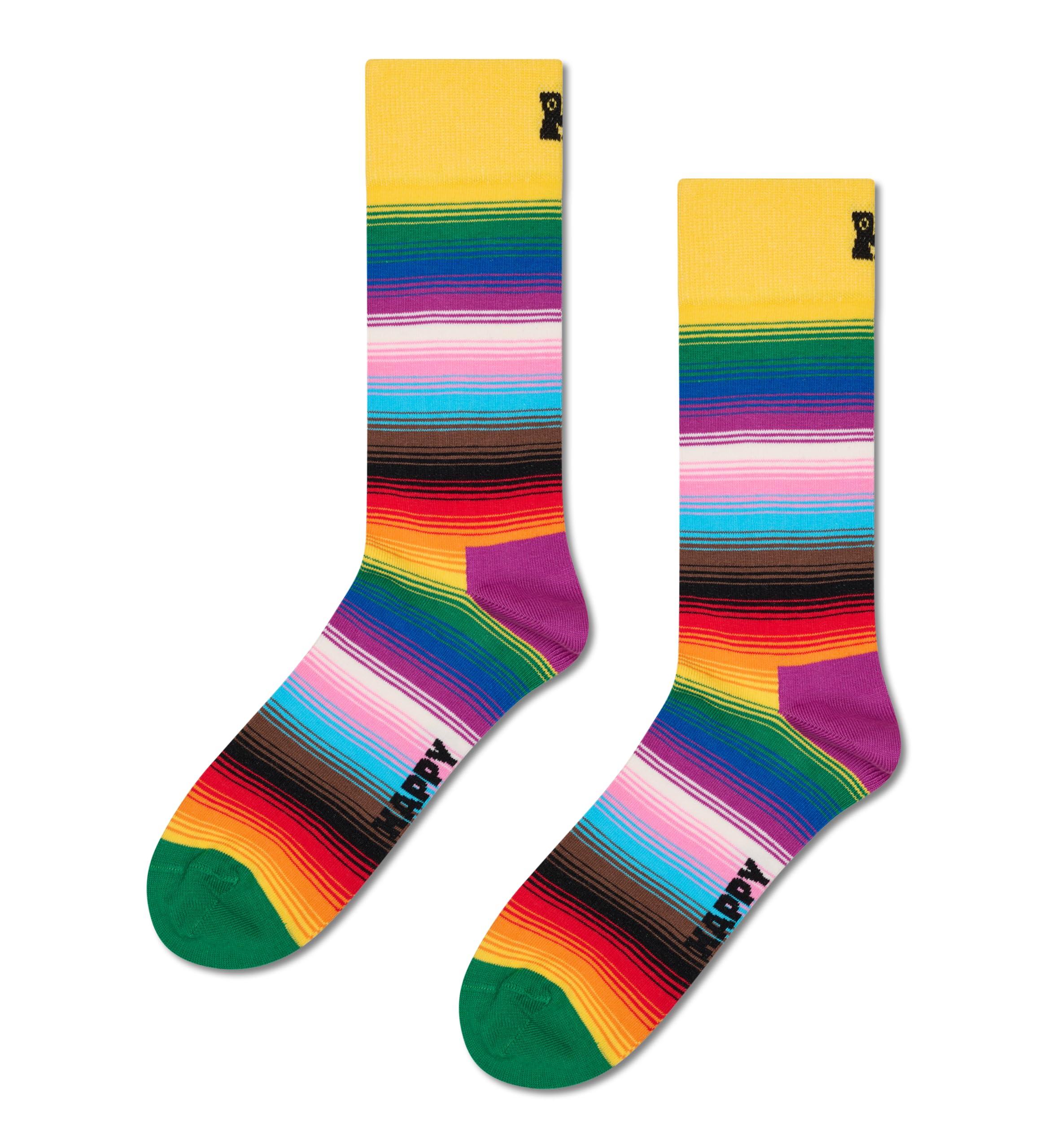 Happy Socks Pride Stripe Crew Socks EU 41-46