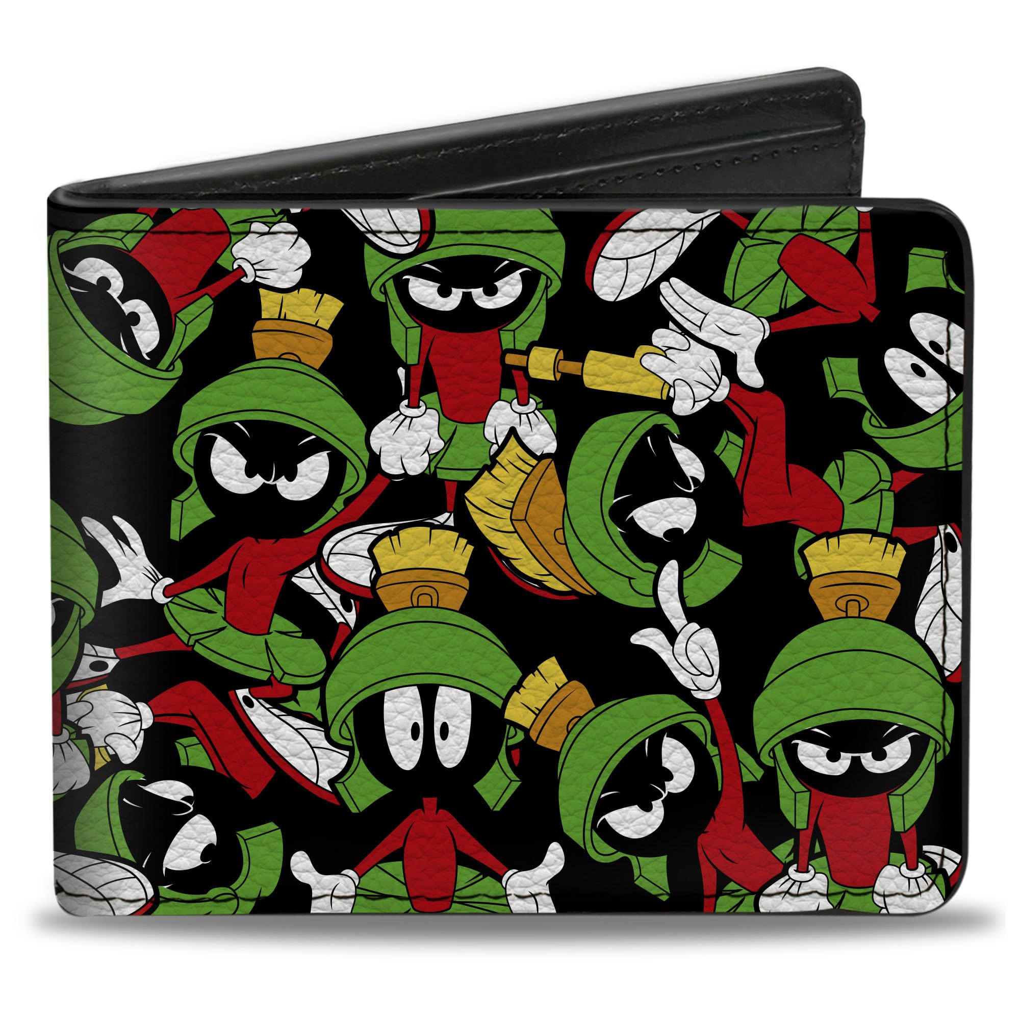 Buckle-Down Men's Buckle-down Pu Bifold - Marvin the Martian 4.0 x 3.5 US