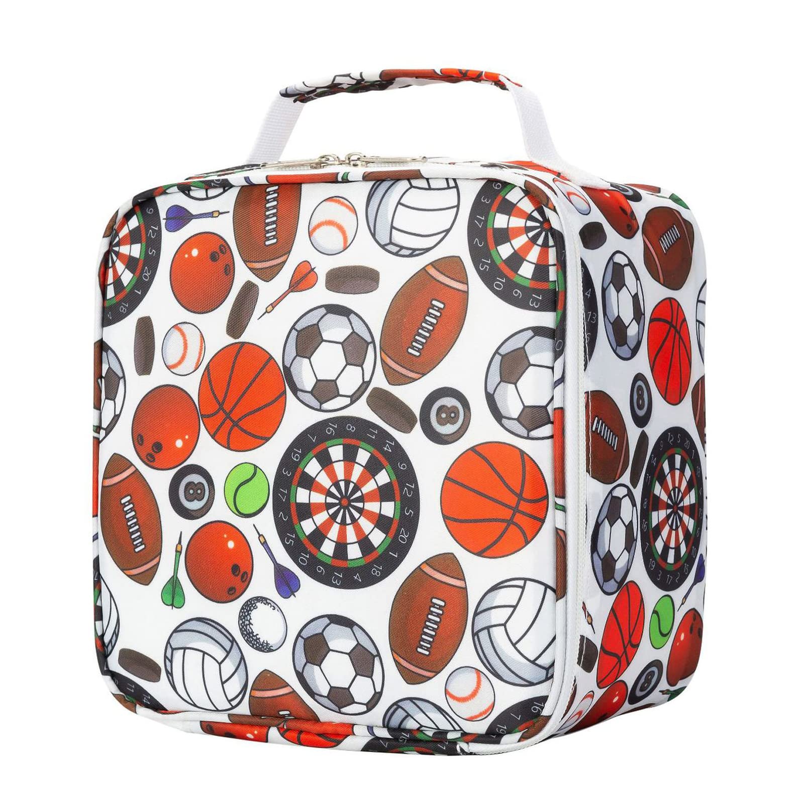 KEAIDUOLunch Bags for Boys Kids, Insulated Reusable Lunch Box Cooler Tote Bag Lunch Snack Bag Leakproof for Kids Girls Boys School Work Picnic Thermal Bags