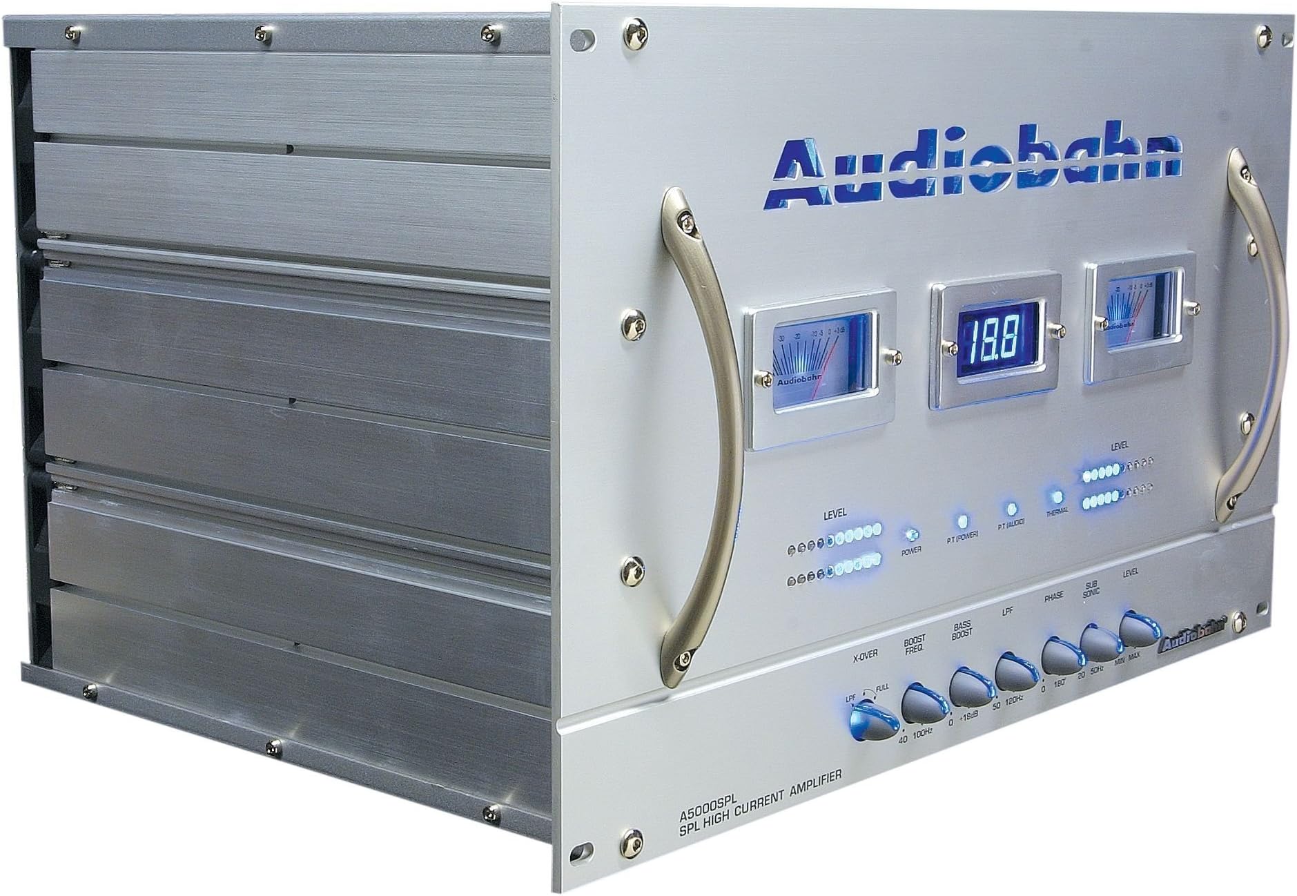 Audiobahn Amplifiers A5000SPL High Current Power Plant 5 Channel Car Amplifier