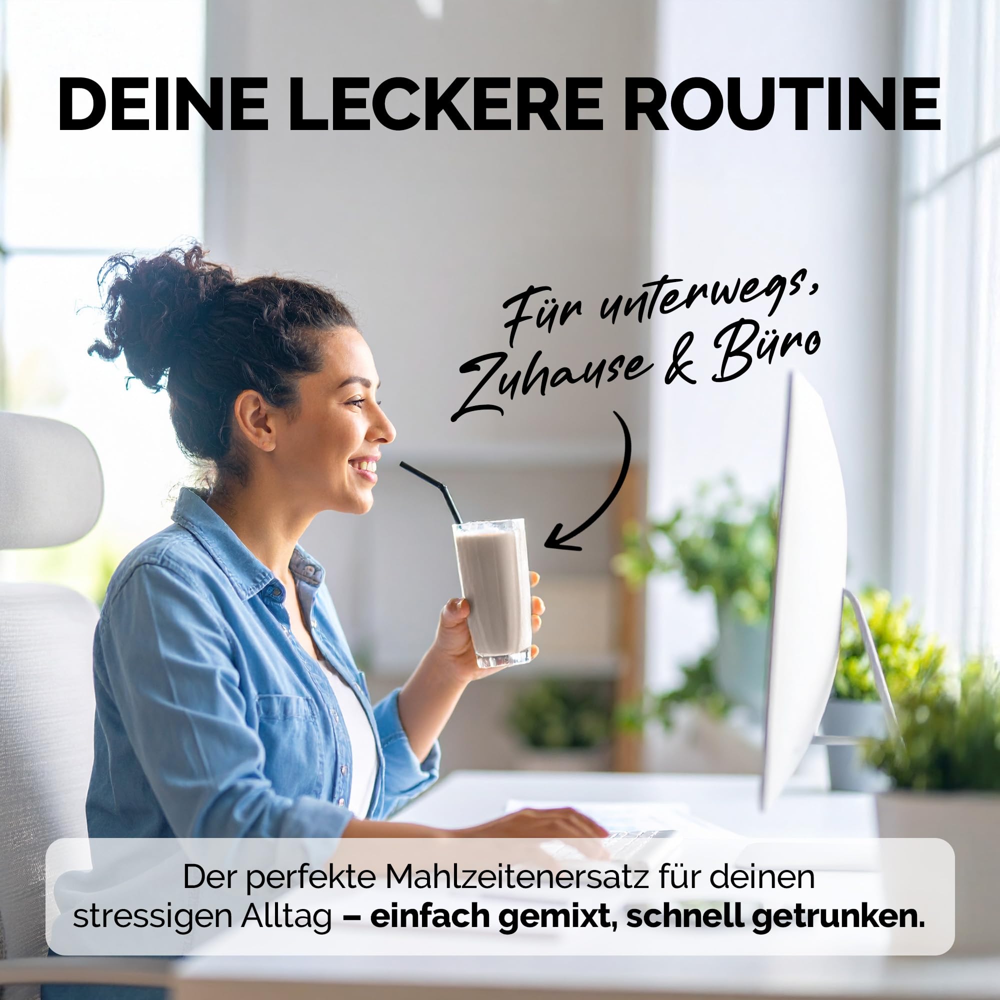 OFFSET Nutrition Abnehm Shake Stracciatella Cream [nur 208 KCAL pro Shake] - 28 Portionen | Mahlzeitersatz | Diät Shake mit 24 Vitaminen & Mineralien | Glutenfreie Trinkmahlzeit