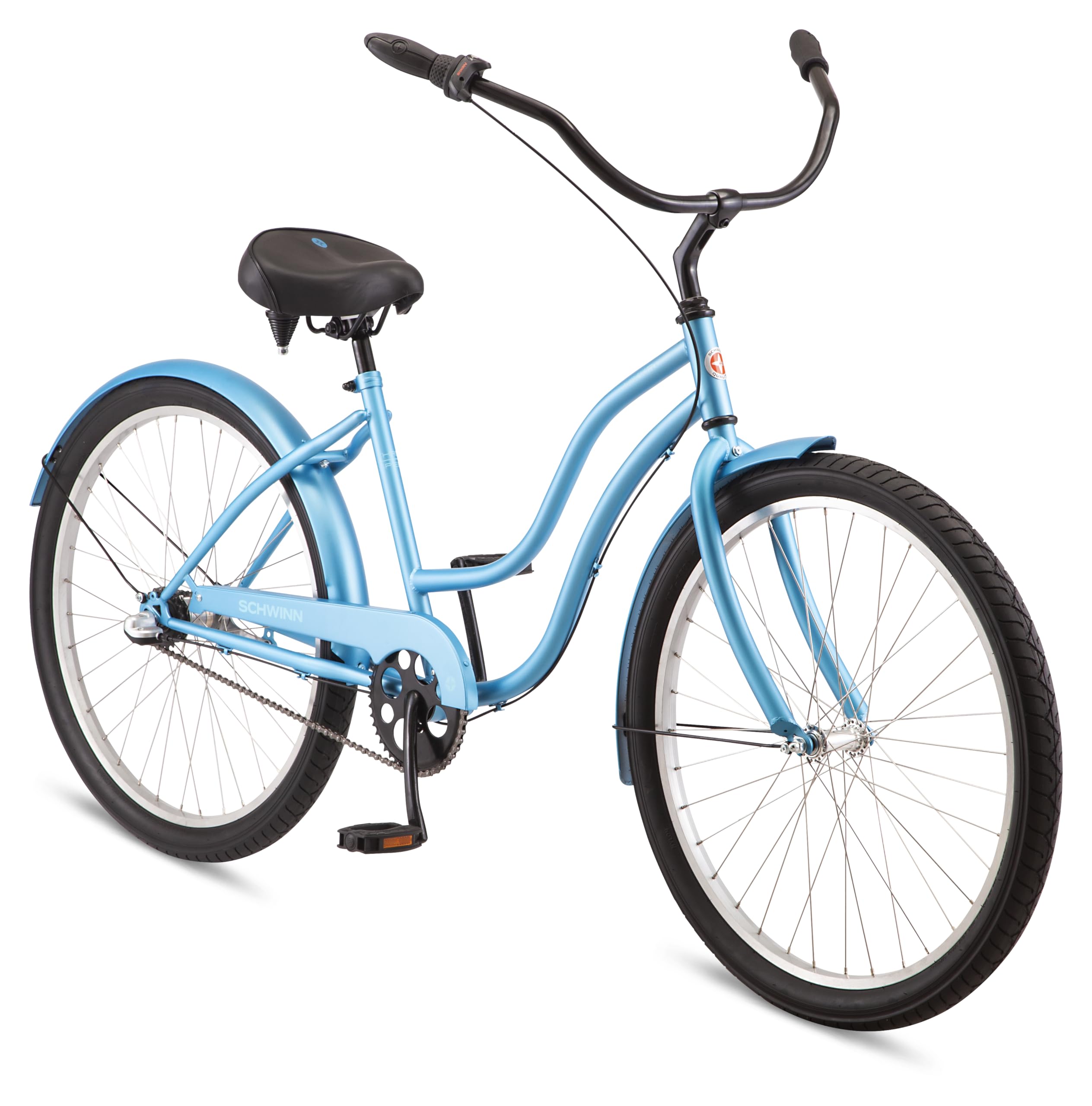 Amazon | Schwinn Mikko 大人用 ビーチクルーザーバイク、26インチ