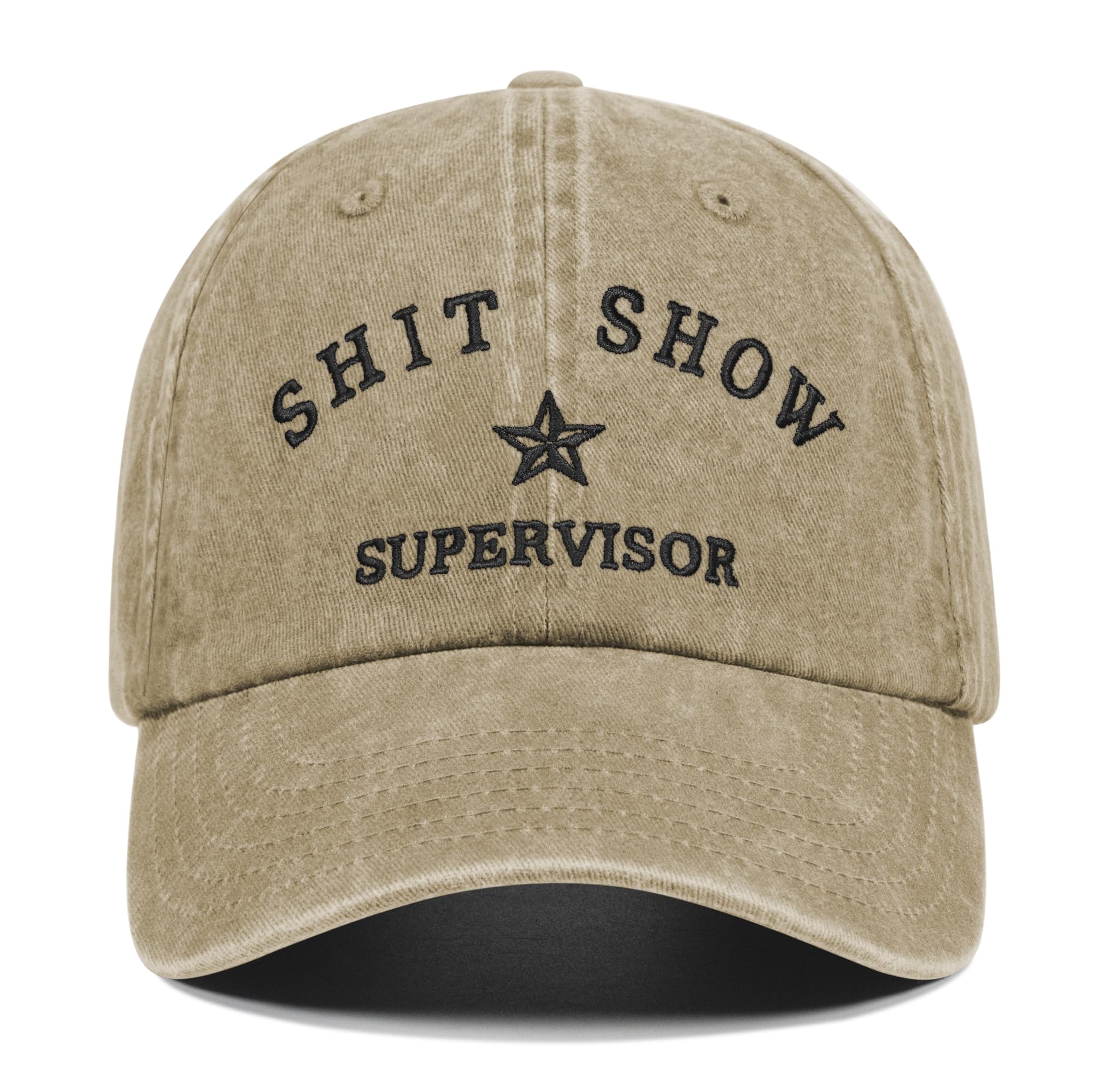Funny Hats Shit Show Supervisor Hat for Men Women,White Elephant Gifts for Coworkers Friends