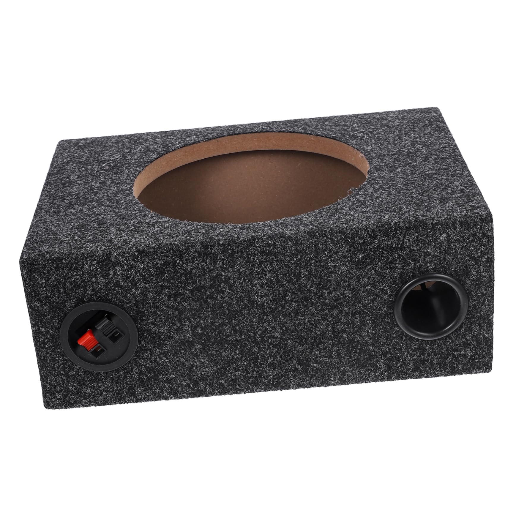 Gabinete Acústico para Subwoofer De Coche 8 Pulgadas, Caja De Altavoz Vacía De Madera, Diseño Resistente y Práctico, Instalación DIY, Mejora Audio para Vehículo y Camión