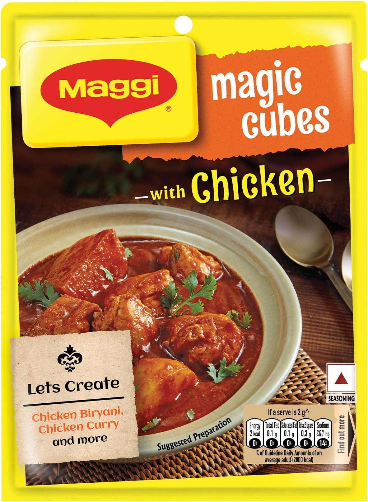 MAGIC Cubes, Chicken Masala, 40g