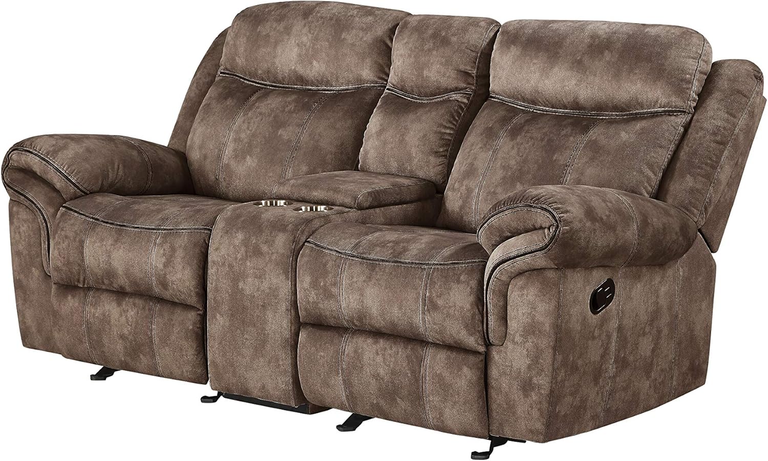 ACME FURNITURE Zubaida Loveseat w/Console (Glider & Motion
