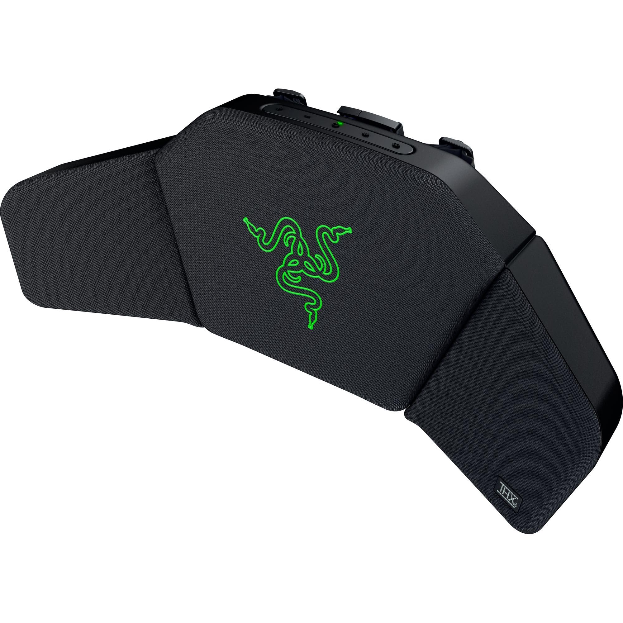 Razer Clio - Cuscino per testa di altoparlante wireless abilitato all'audio spaziale THX (imbottitura in peluche, driver full-range da 43 mm, HyperSpeed e Bluetooth, 14 ore batteria) Nero