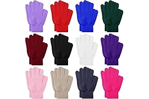 12 Pairs Warm Winter Gloves for Men or Women