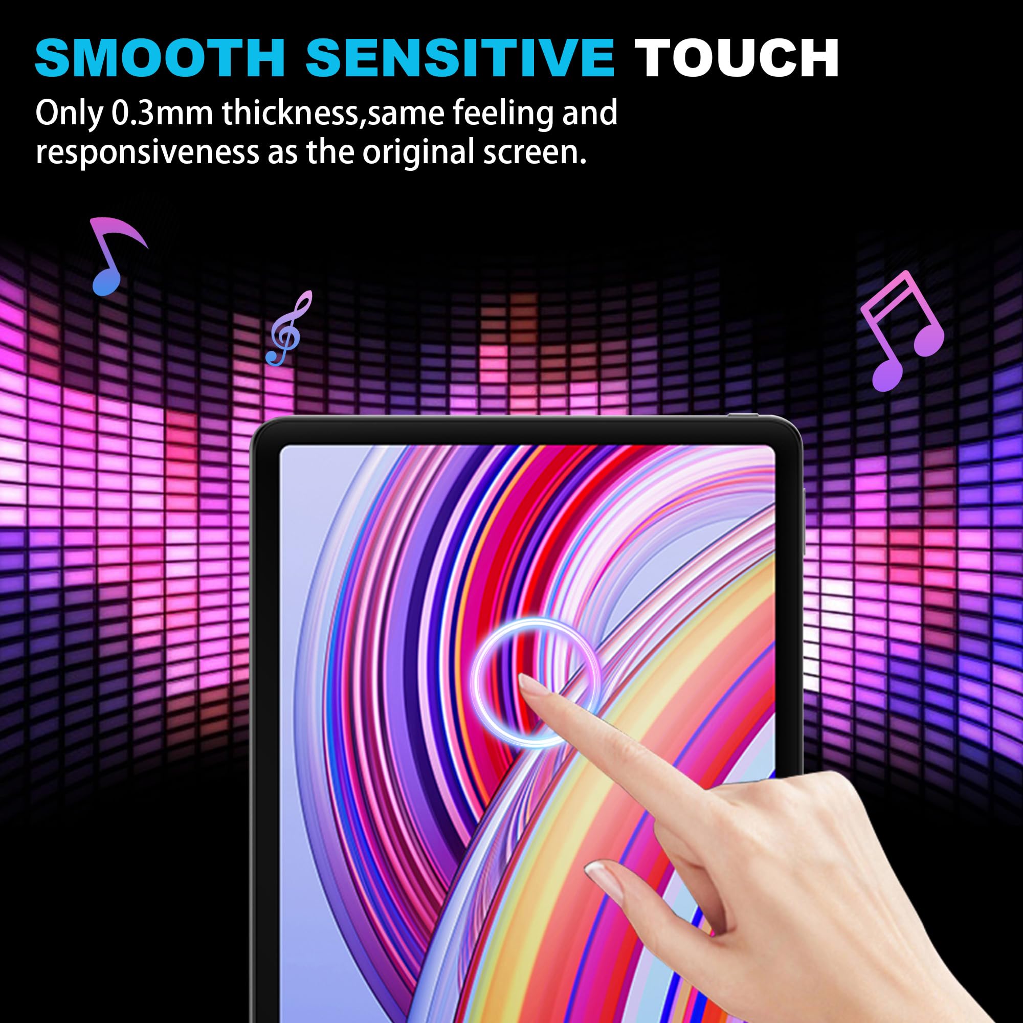 2 pezzi pellicole protettive Xiaomi Redmi Pad Pro 4G/5G/Redmi Pad 2 Pro/POCO Pad vetro temperato 9H antigraffio HD