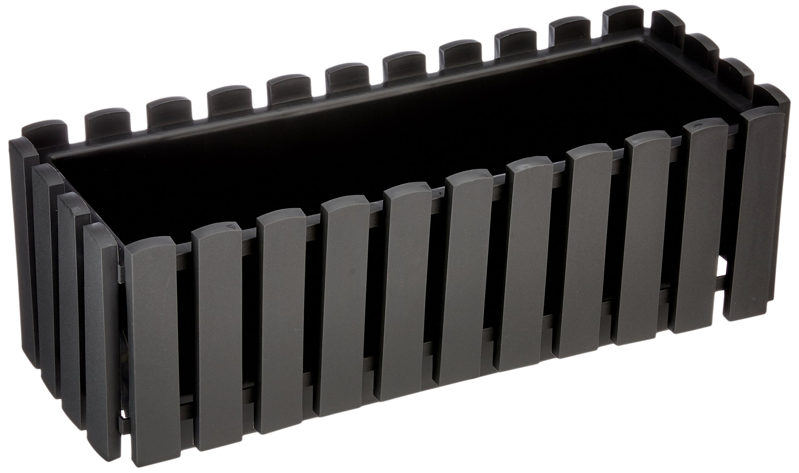Plastkon Fency Self-Watering Flower Box 50 cm Anthracite/Grey