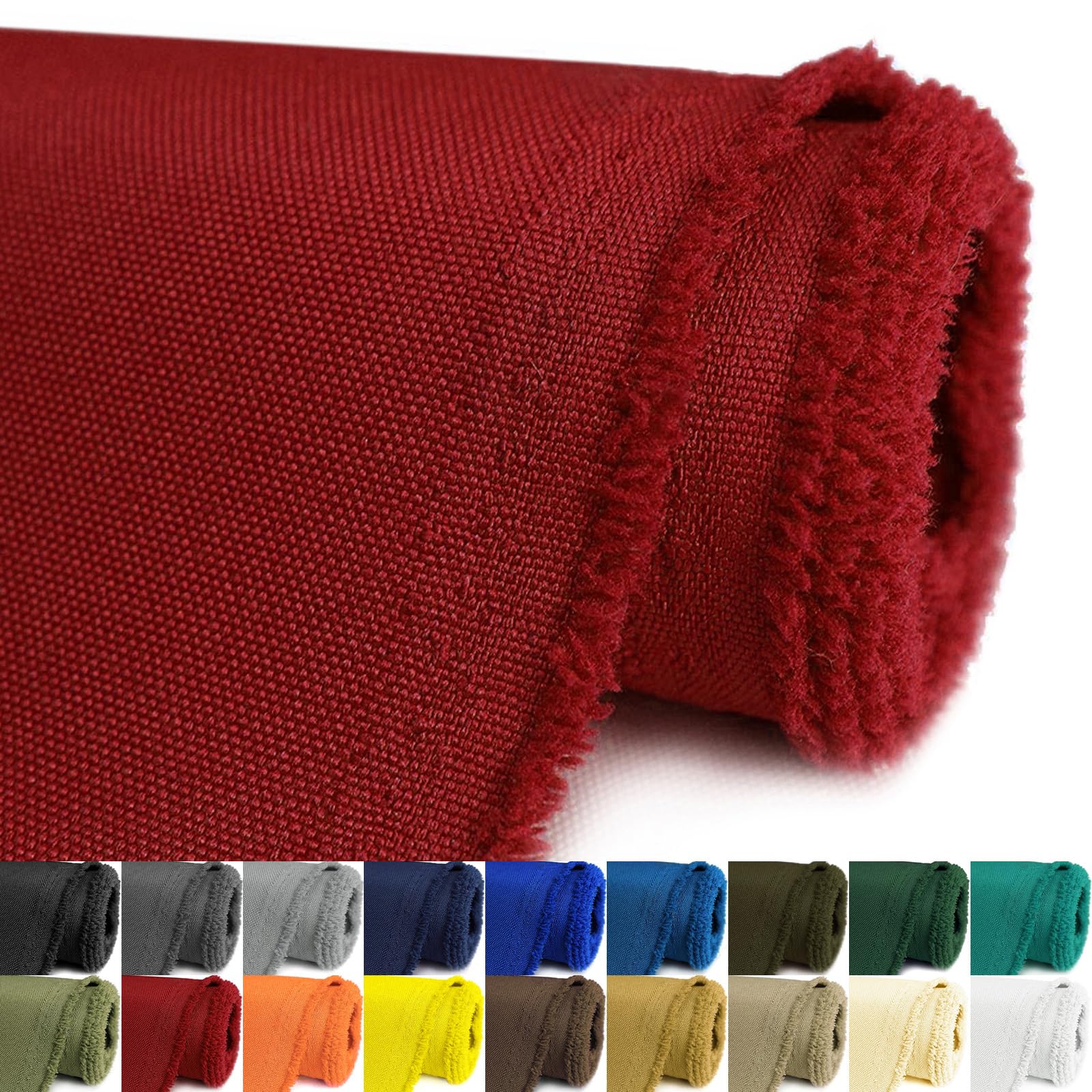 Waterproof Canvas Fabric by The Yard 58inch 600D Upholstery Material Polyester Fabric Outdoor Water Resistant Fabric for Sewing Chair Patio Cushion