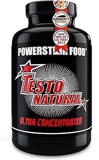 TESTO NATURAL | Hochdosiert mit D-Asparaginsäure, Chrysin, Fenugreek etc. | Rohstoffe in geprüfter Arzneibuchqualität | 12...