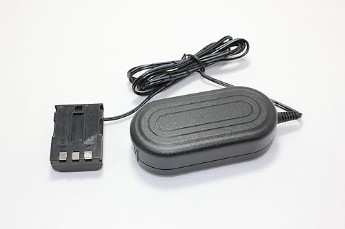 Adaptador de corriente alterna con kit de cable acoplador de CC para Canon G7 G9 EOS 350D 400D NB-2L - Reemplazo para ACK-DC20, enchufe de EE. UU